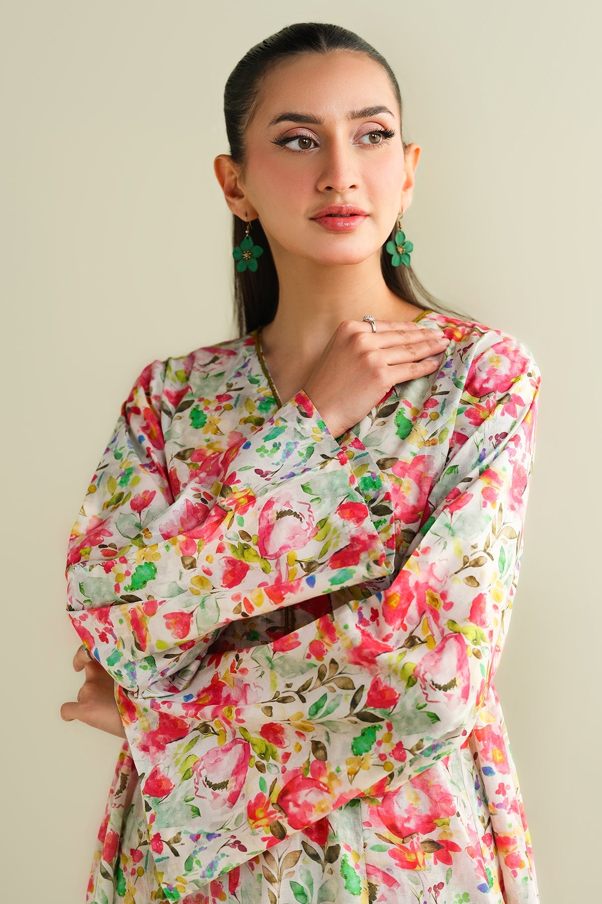 2 Piece - Printed Suit - C6106