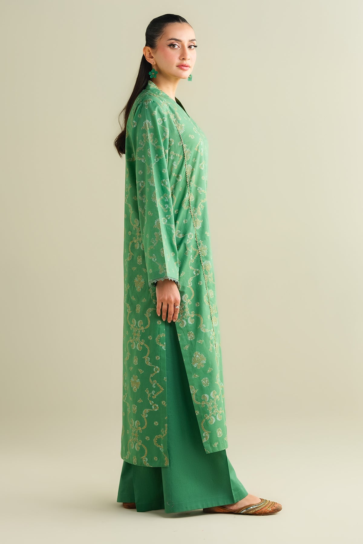 2 Piece - Printed Suit - C6108