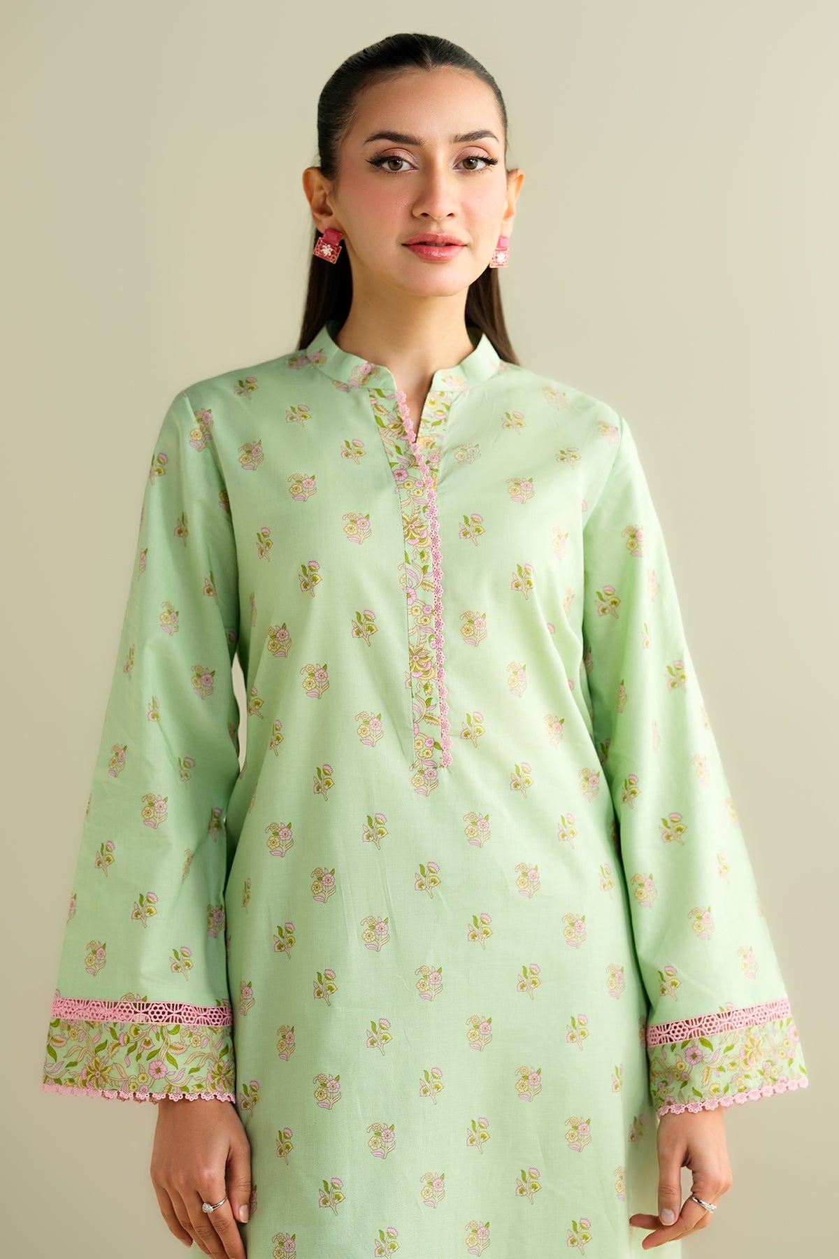 2 Piece - Printed Suit - C6107