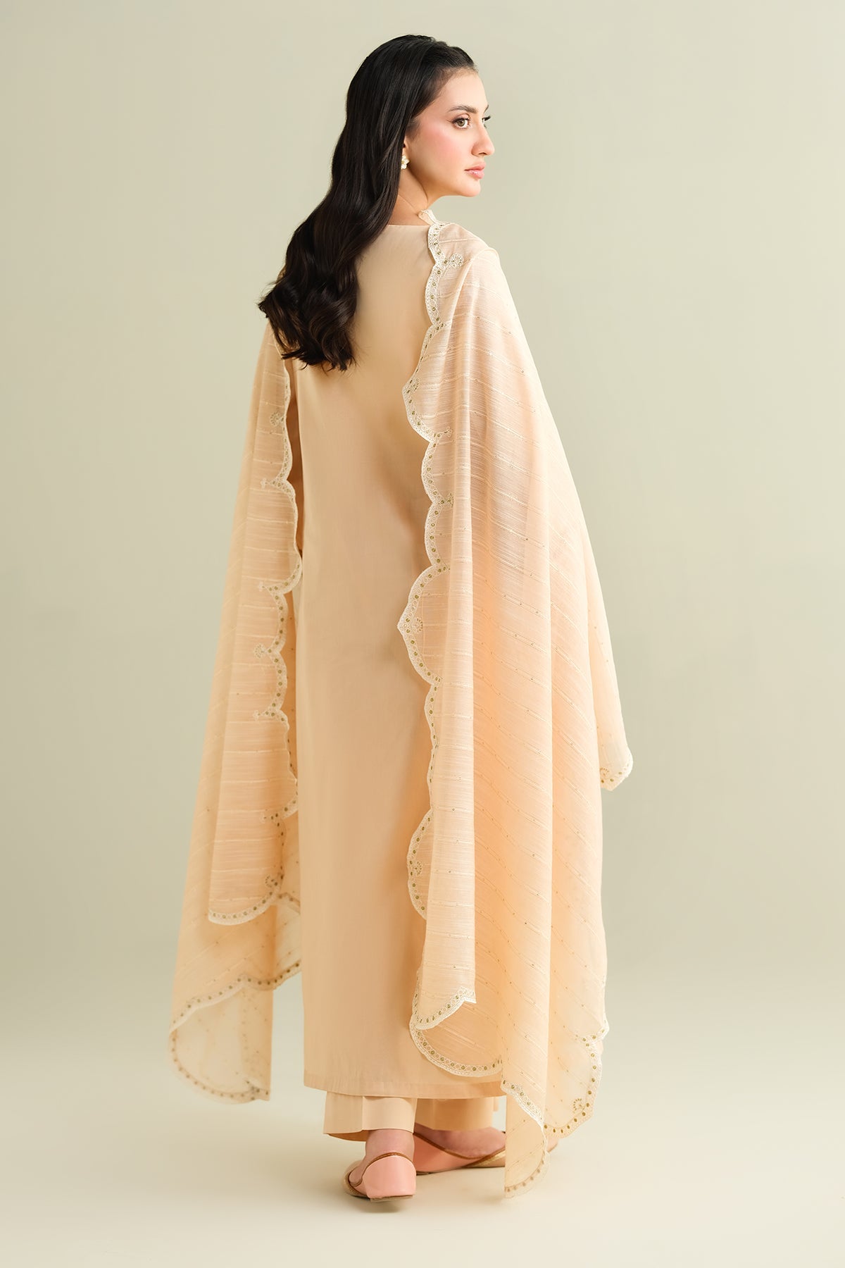 3 Piece - Embroidered Suit - C6190