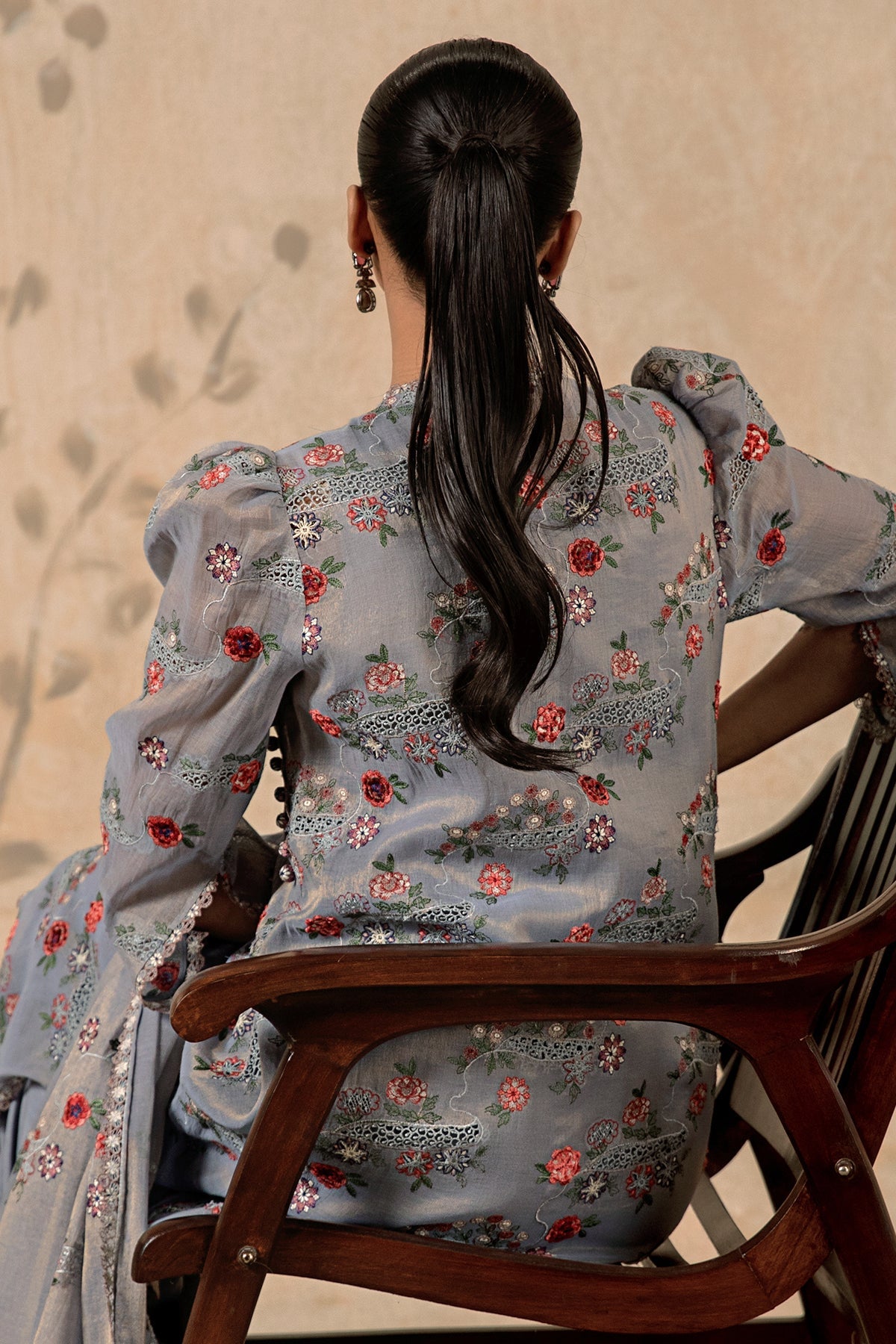 4 Piece - Embroidered Suit - MC1601-1