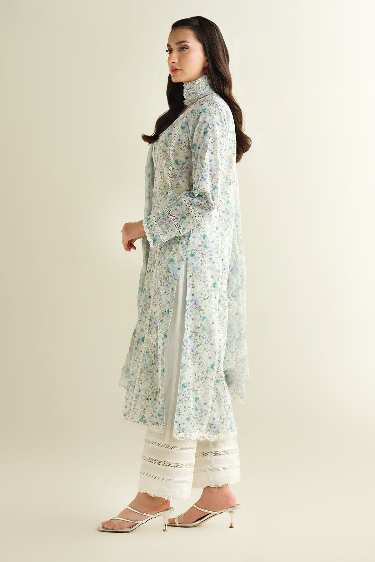 2 Piece - Embroidered Suit - C6120
