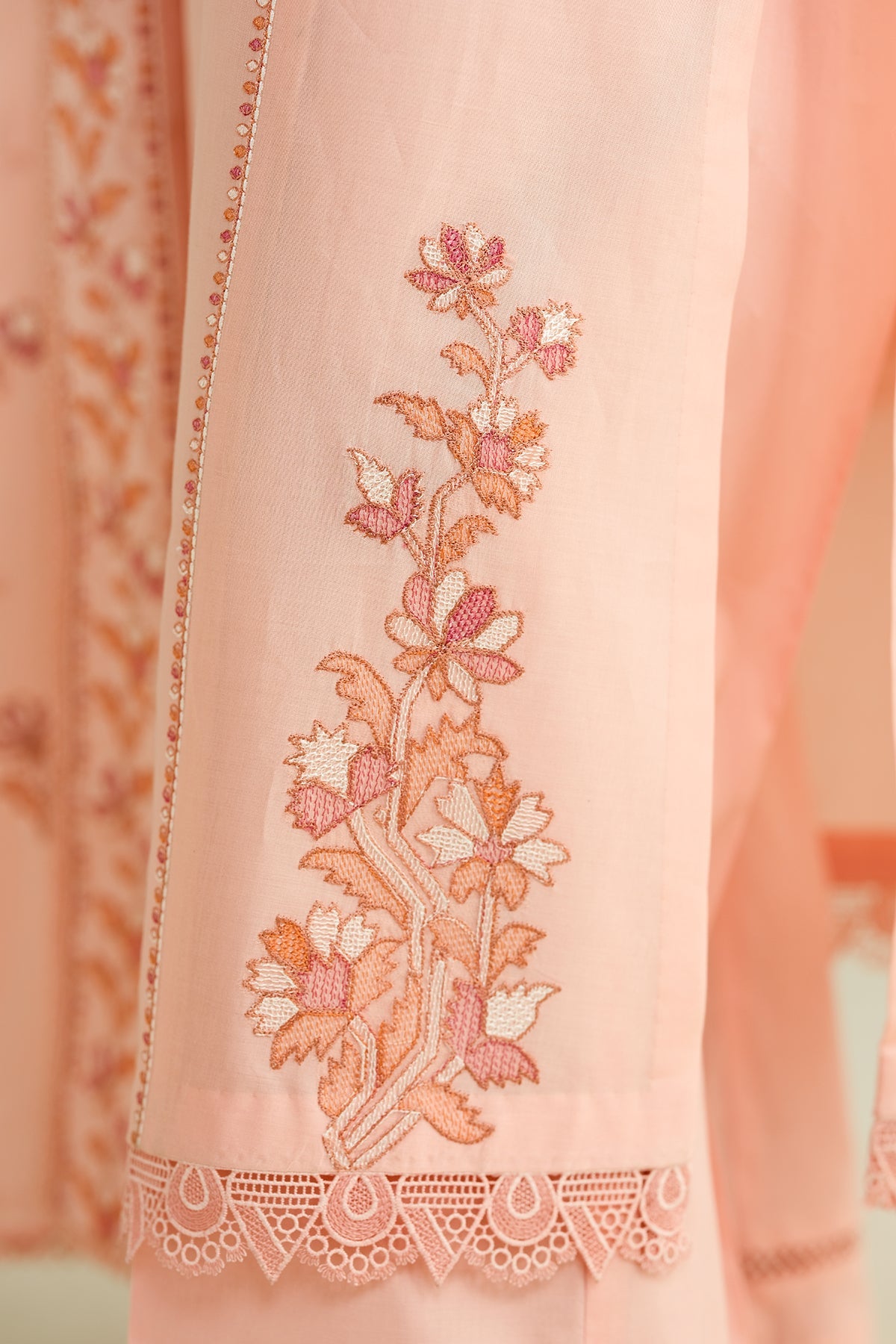 3 Piece - Embroidered Suit - C6136