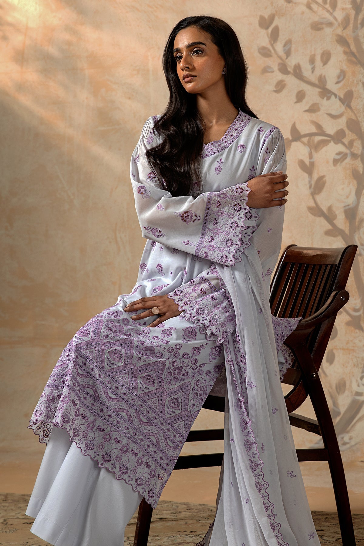 4 Piece - Premium Pure Voile Suit - MC1607-2
