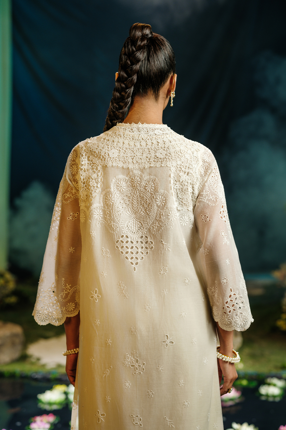 3 Piece - Embroidered Suit - MCP1711