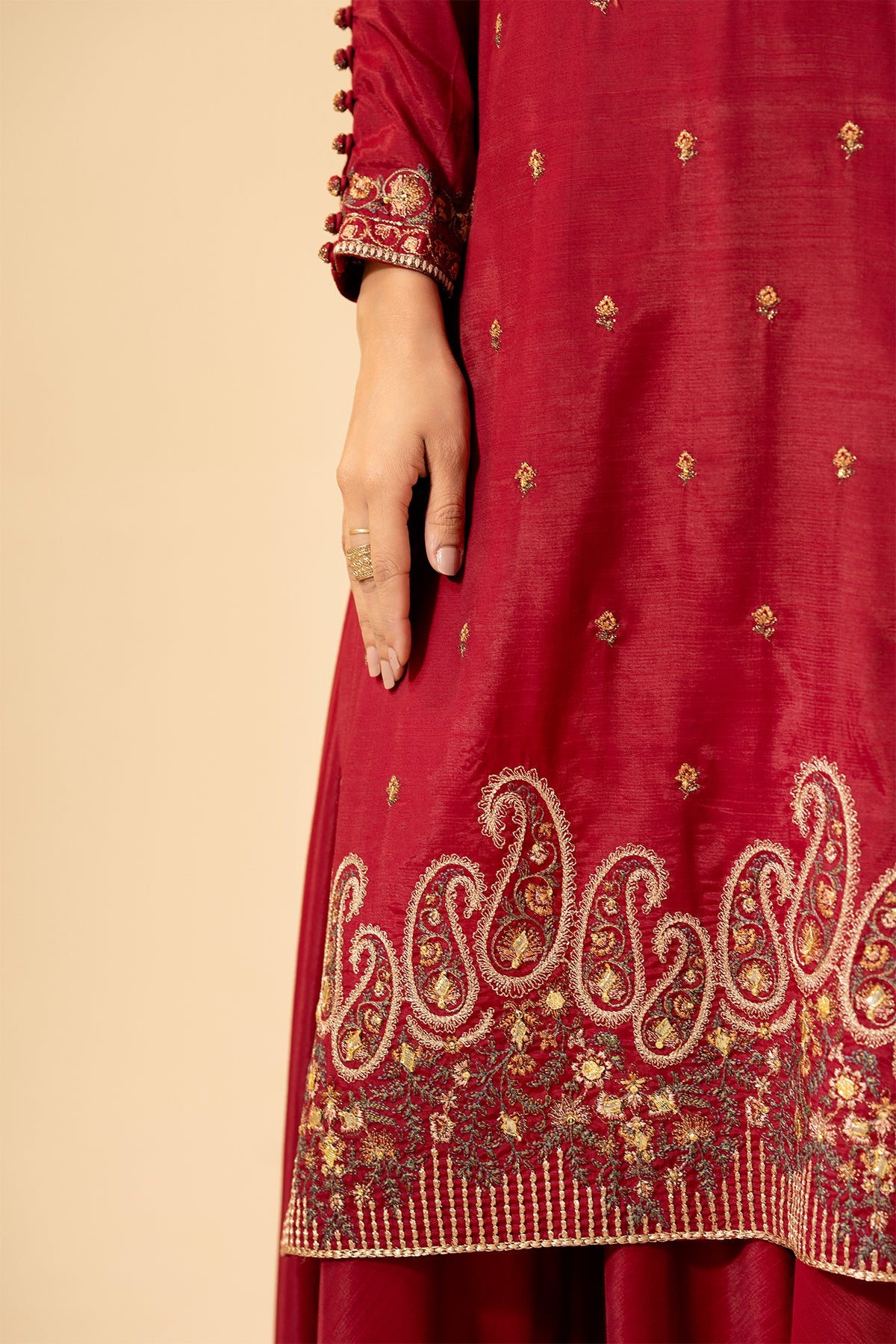 3 Piece - Embellished Suit - E1379