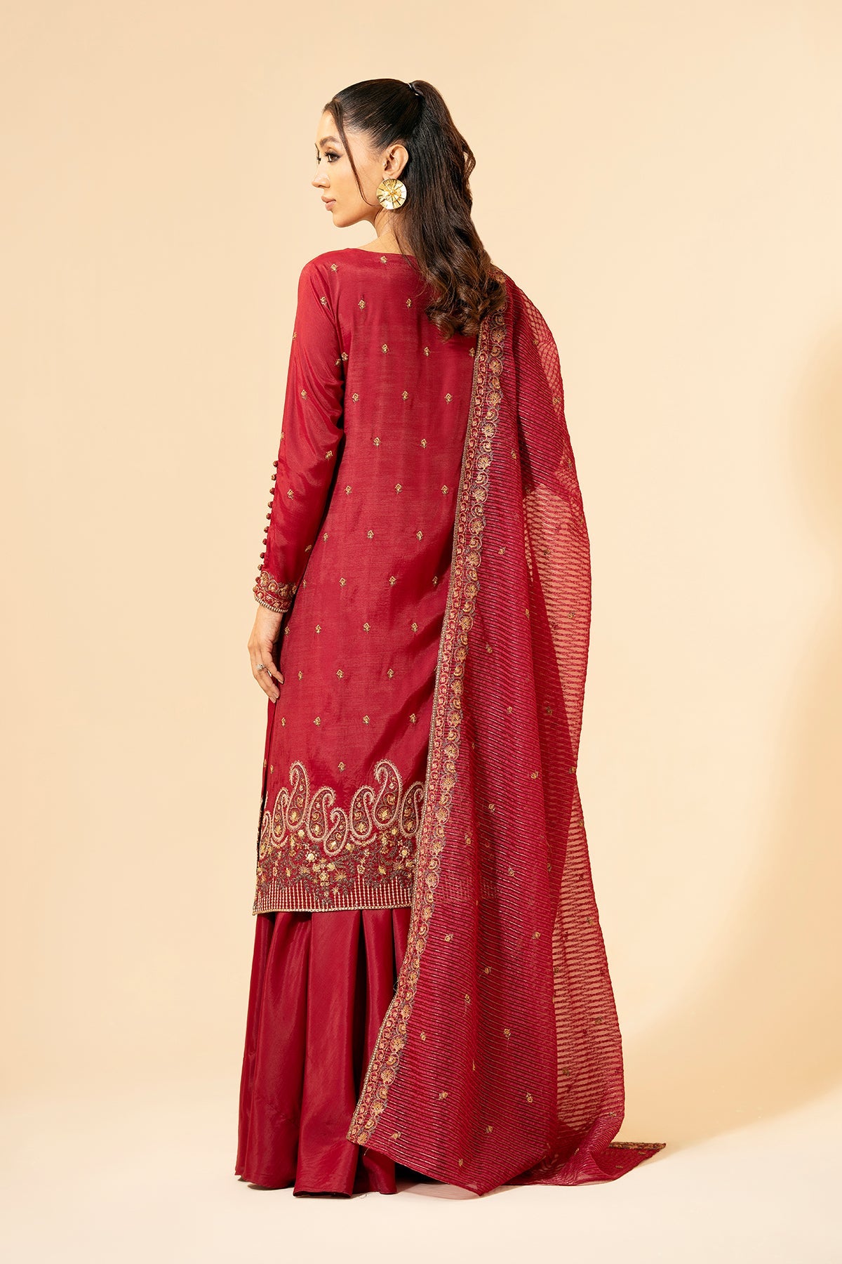 3 Piece - Embellished Suit - E1379