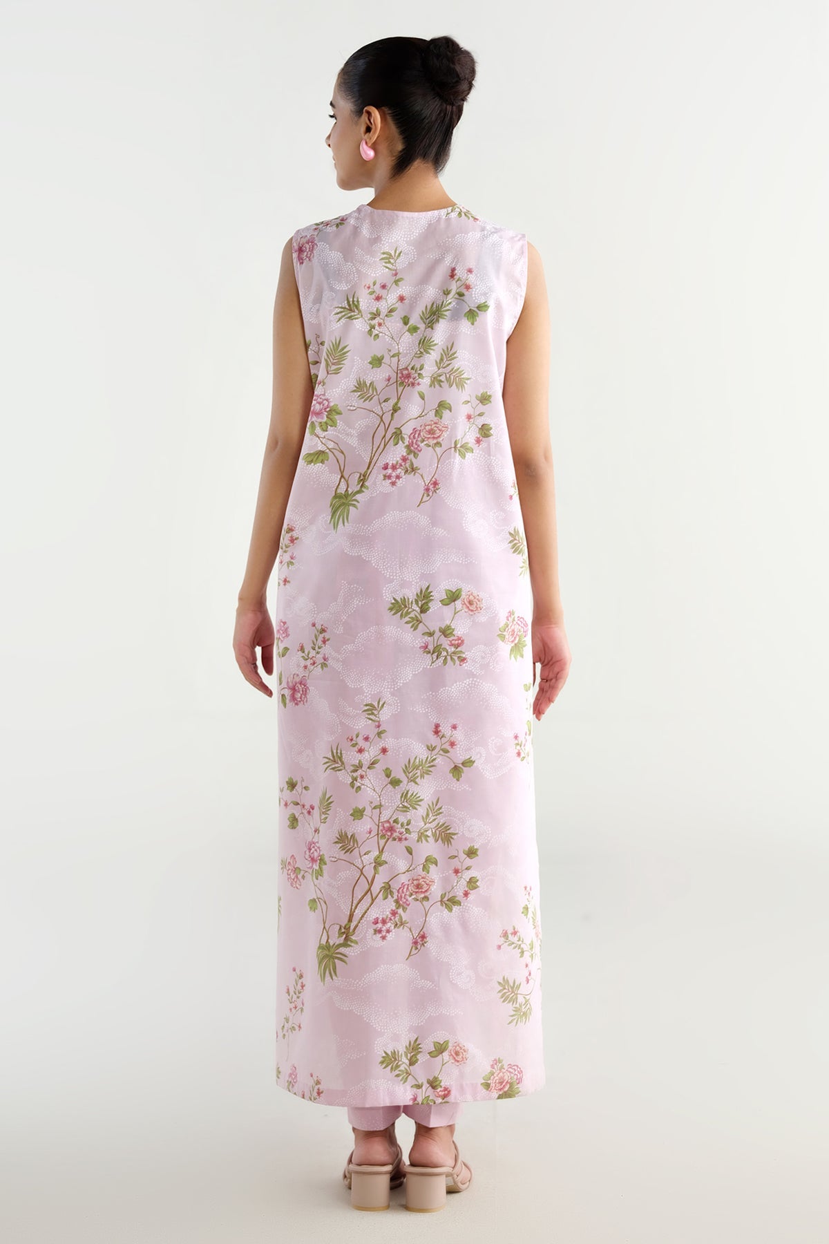 2 Piece - Printed & Embriodered Suit - C6206