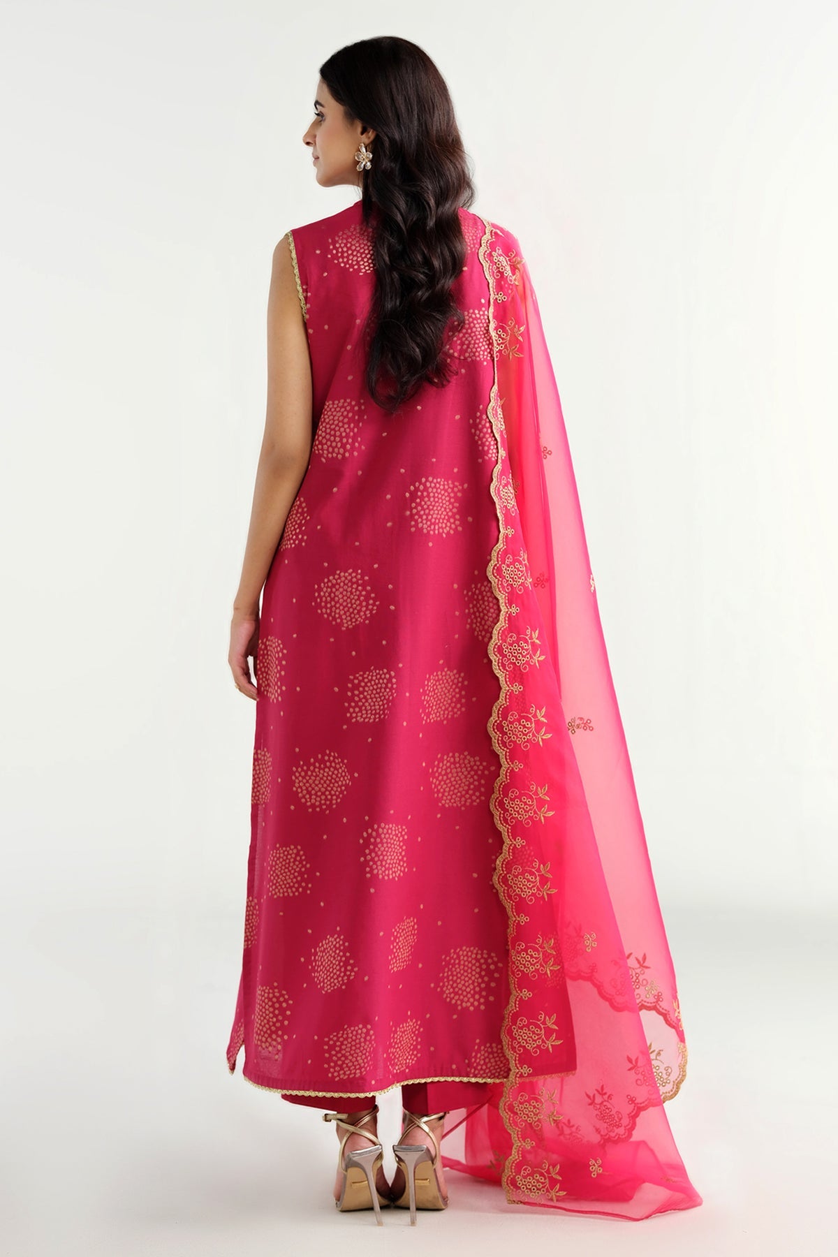 3 Piece - Embroidered Suit - C6223