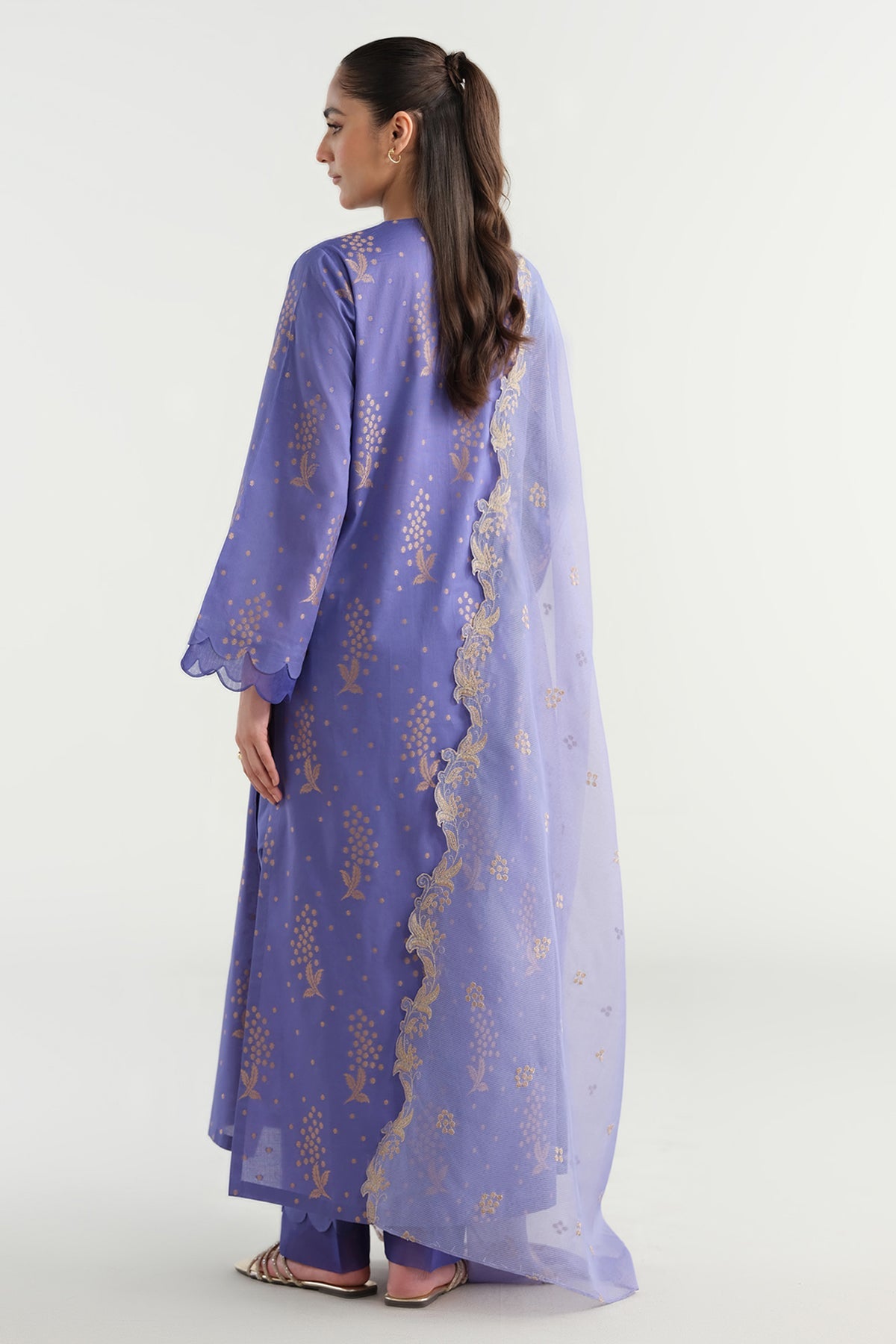 3 Piece - Embroidered Suit - C6224