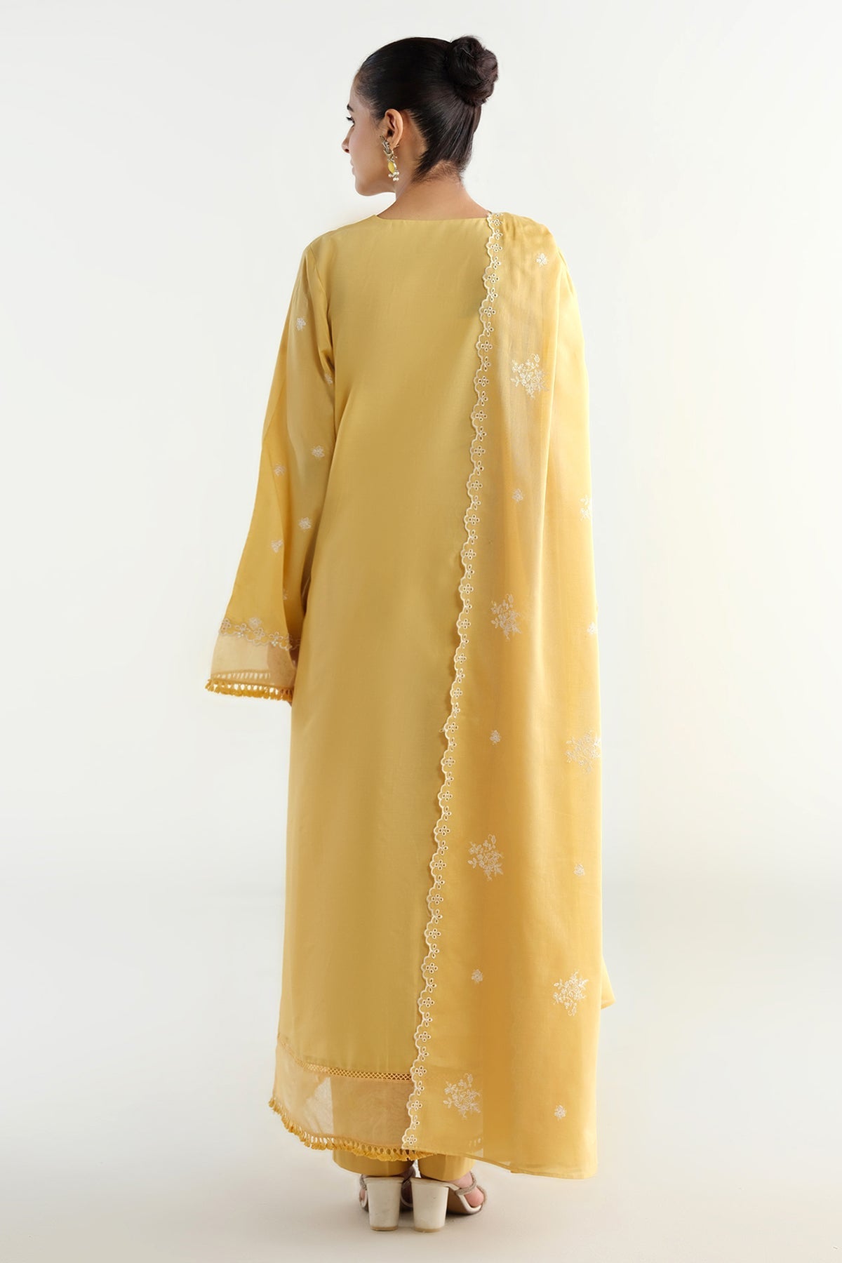 3 Piece - Embroidered Suit - C6238