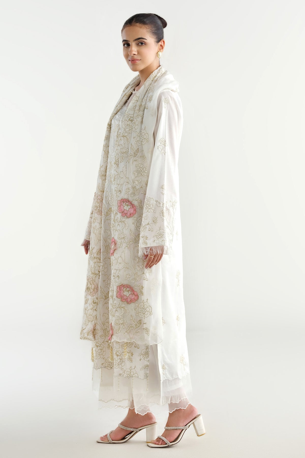 3 Piece - Embroidered Suit - C6297