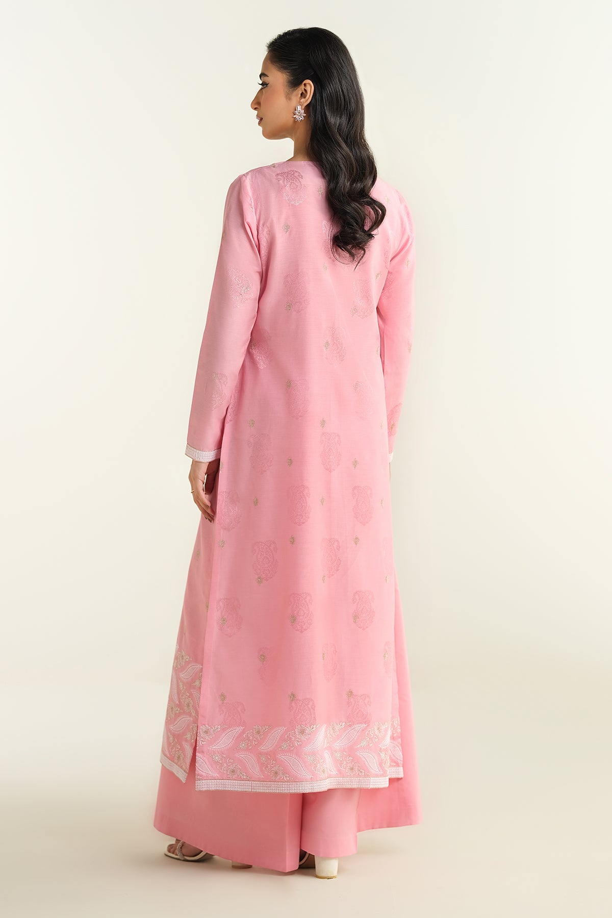 2 Piece - Embroidered Suit - E1610