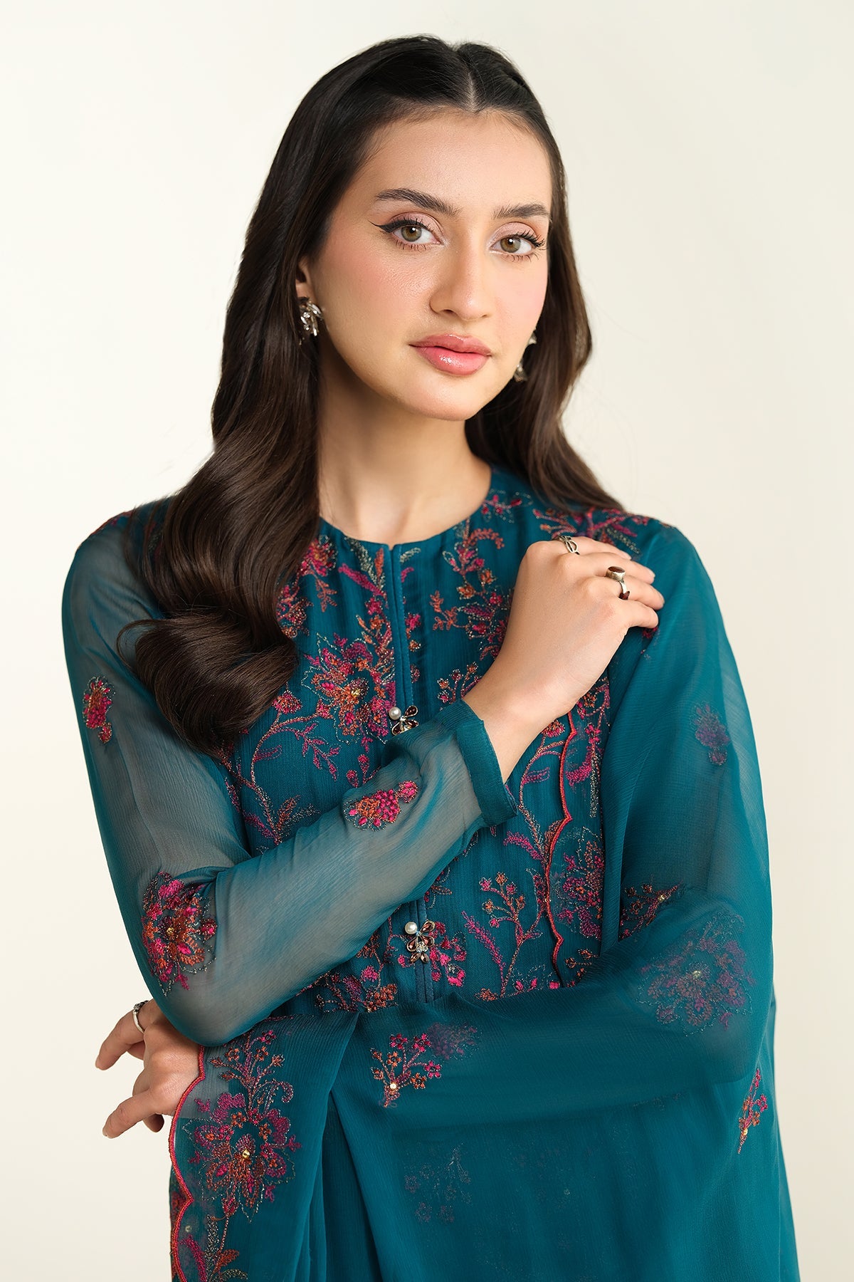 3 Piece - Embellished Suit - E1633