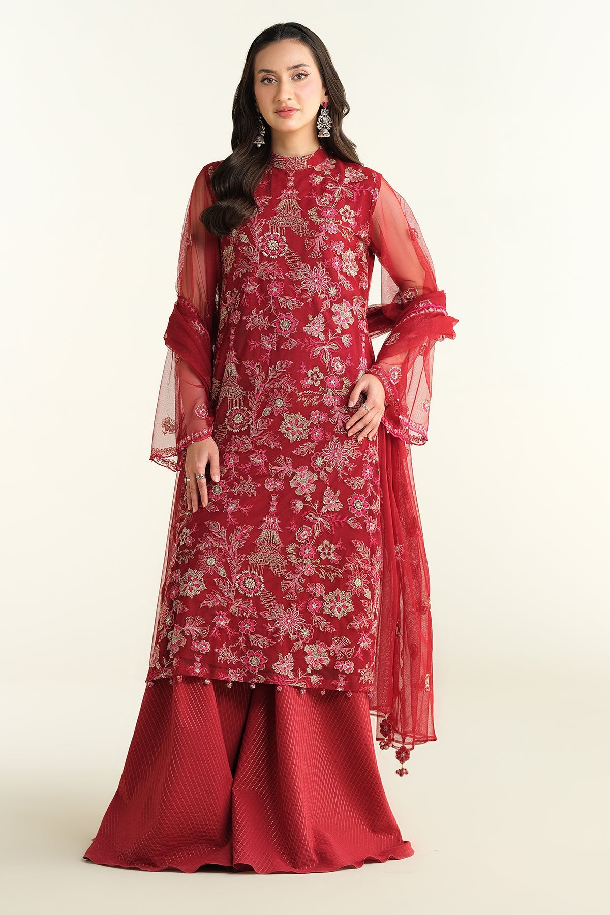 4 Piece - Embellished Suit - E1662