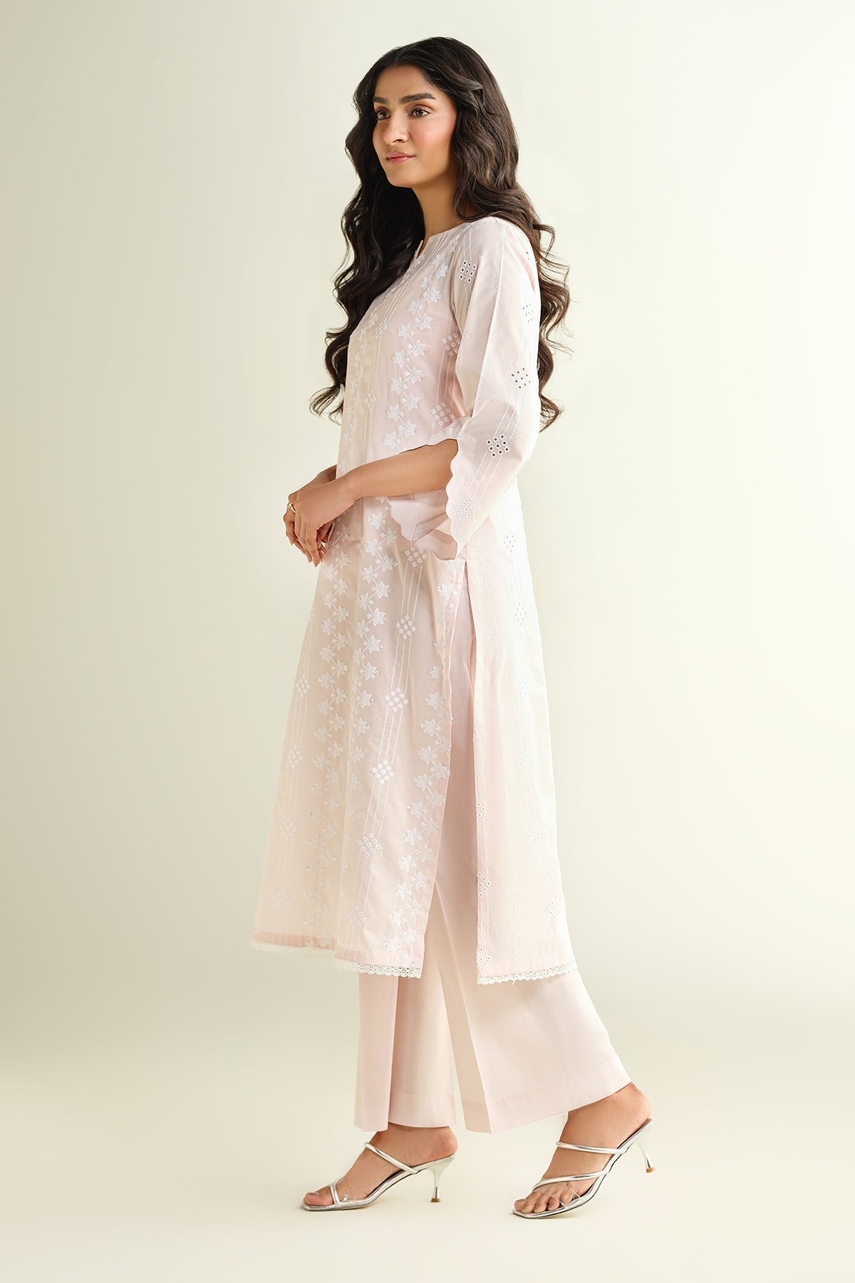 2 Piece - Embroidered Suit - E1667
