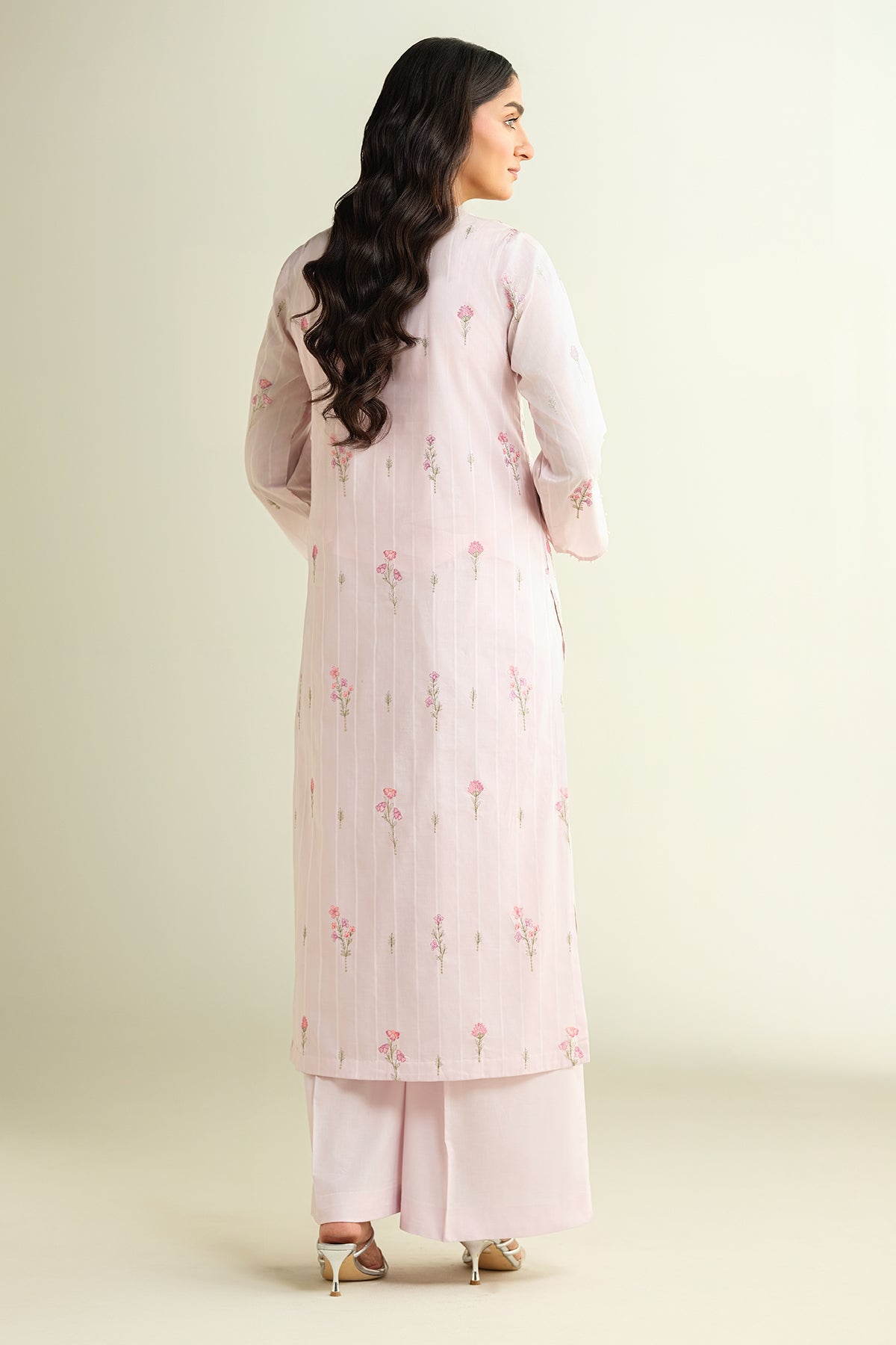2 Piece - Embroidered Suit - E1672
