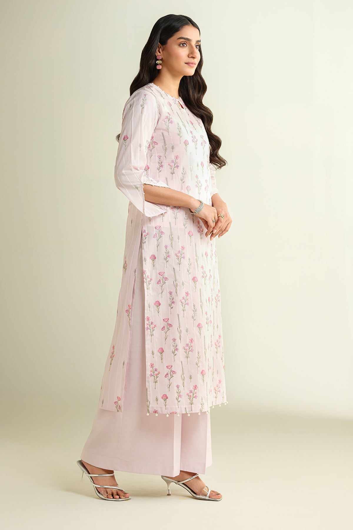 2 Piece - Embroidered Suit - E1672