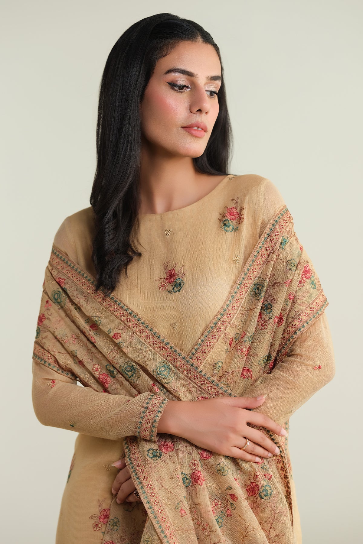 3 Piece-Embroidered Suit-E1681