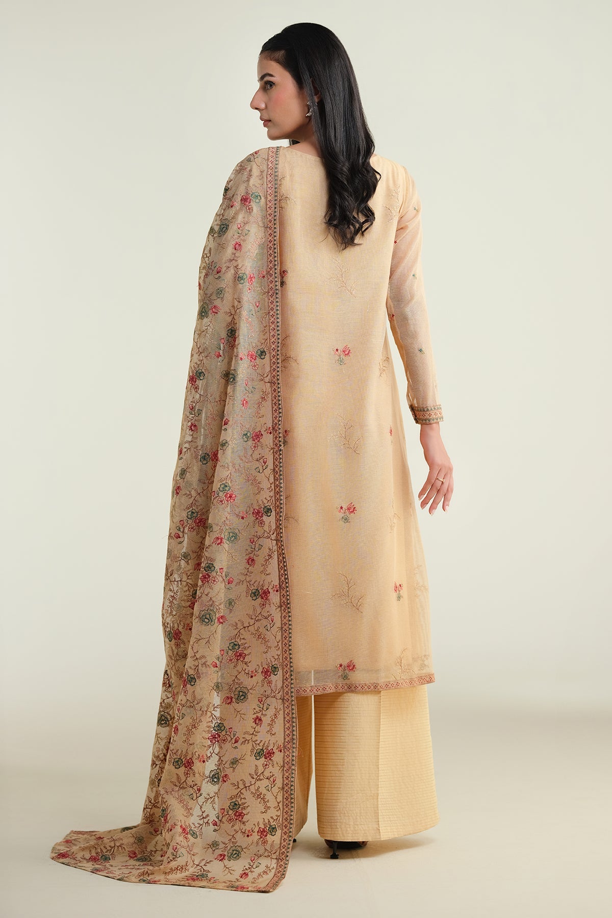 3 Piece-Embroidered Suit-E1681