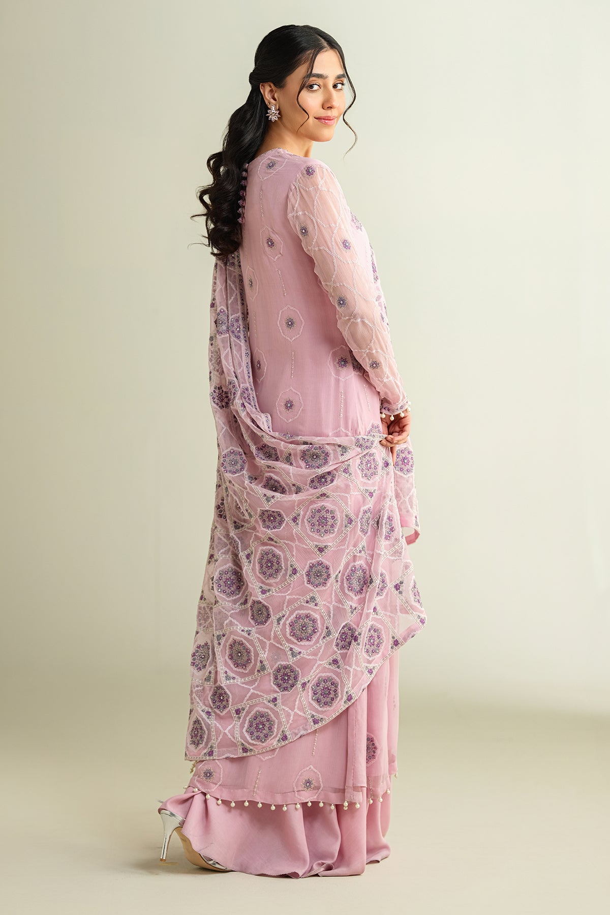 3 Piece - Embellished Suit - E1685