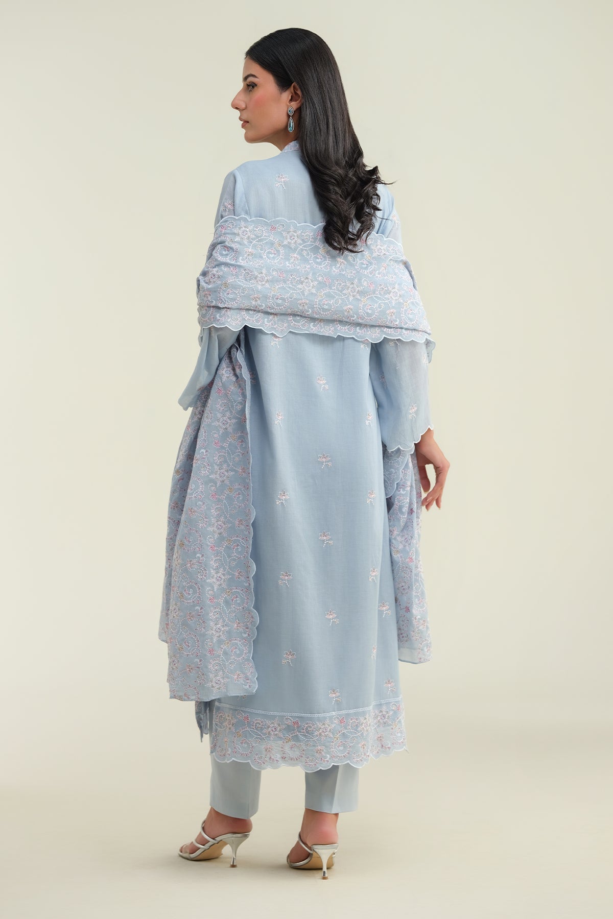 4 Piece-Embroidered Suit-E1701