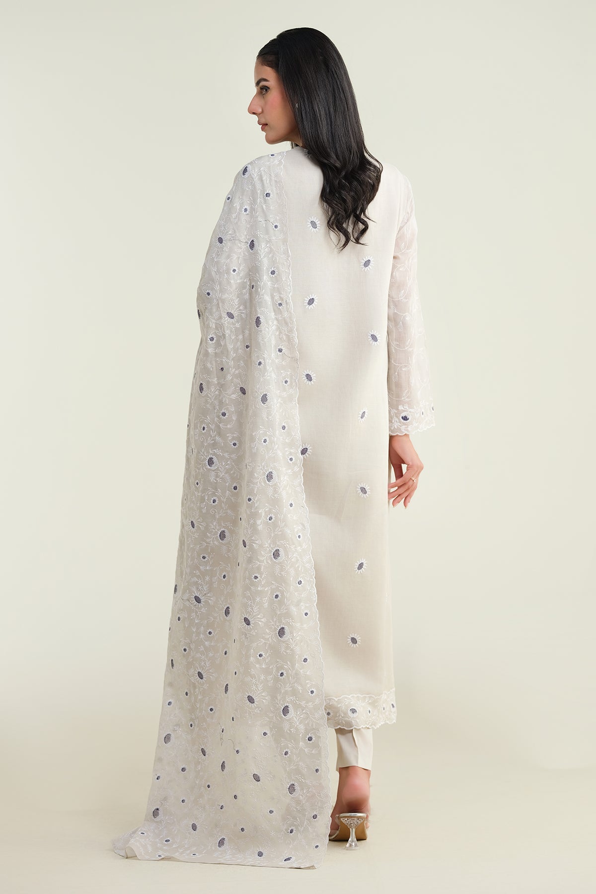 4 Piece-Embroidered Suit-E1703