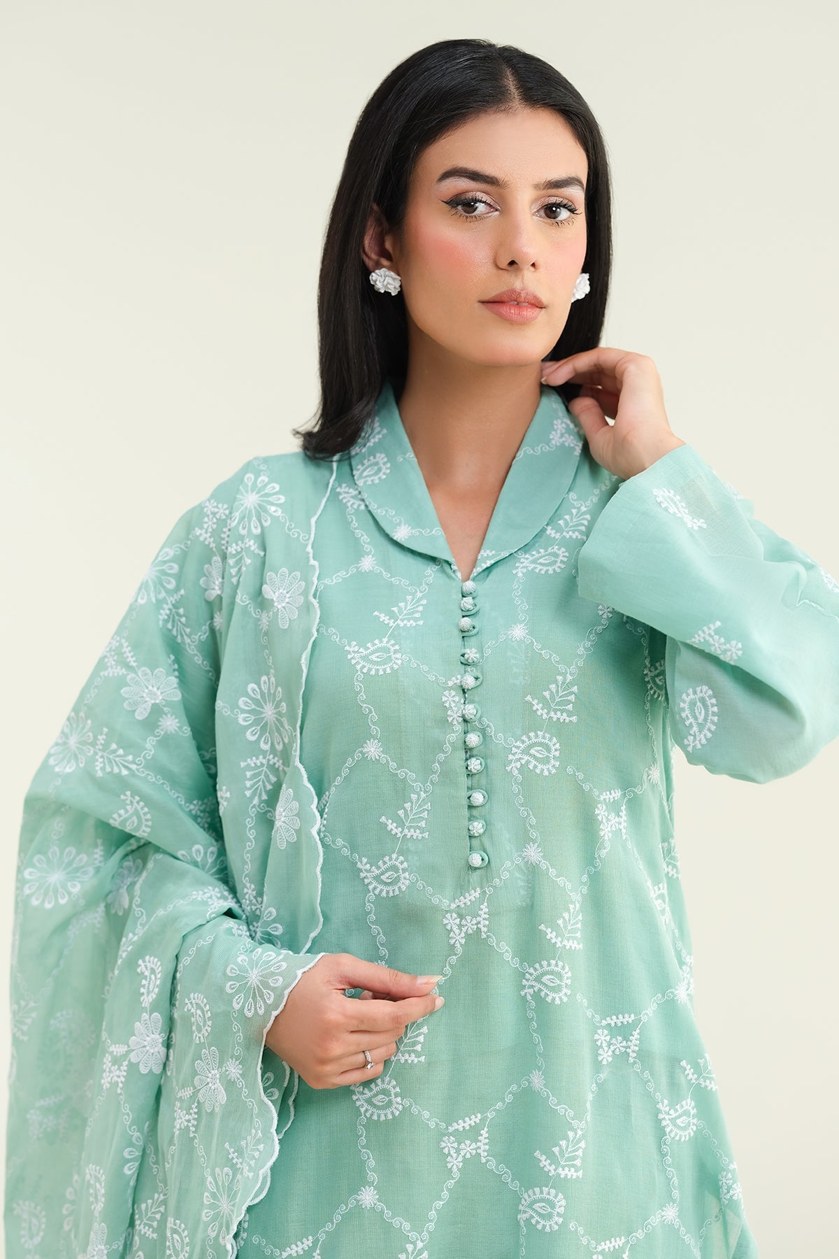 4 Piece-Embroidered Suit-E1728