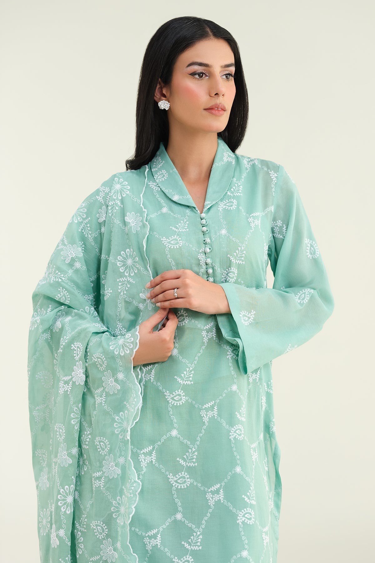 4 Piece-Embroidered Suit-E1728