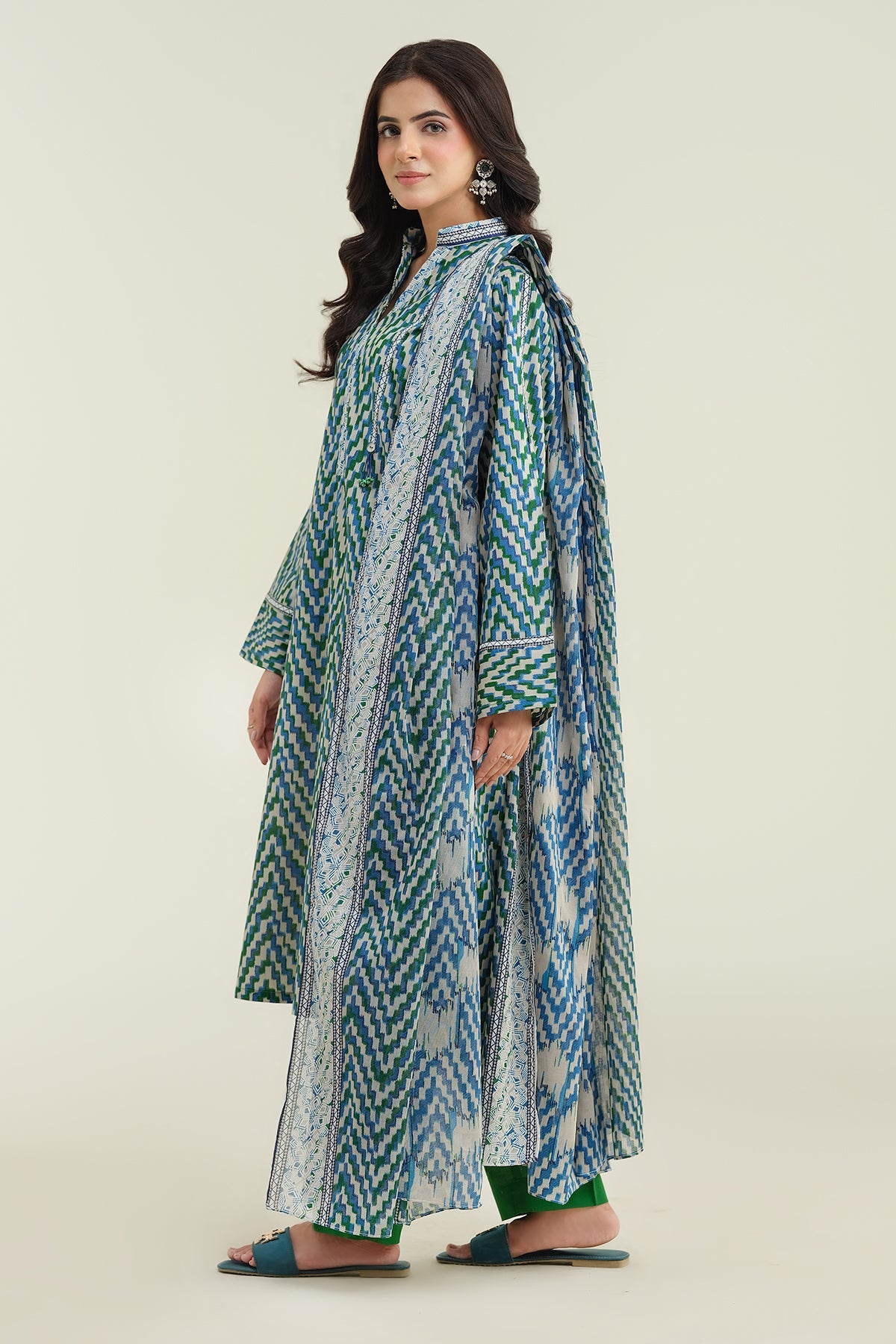 3 Piece- Printed Suit-KPA24-P3017-17