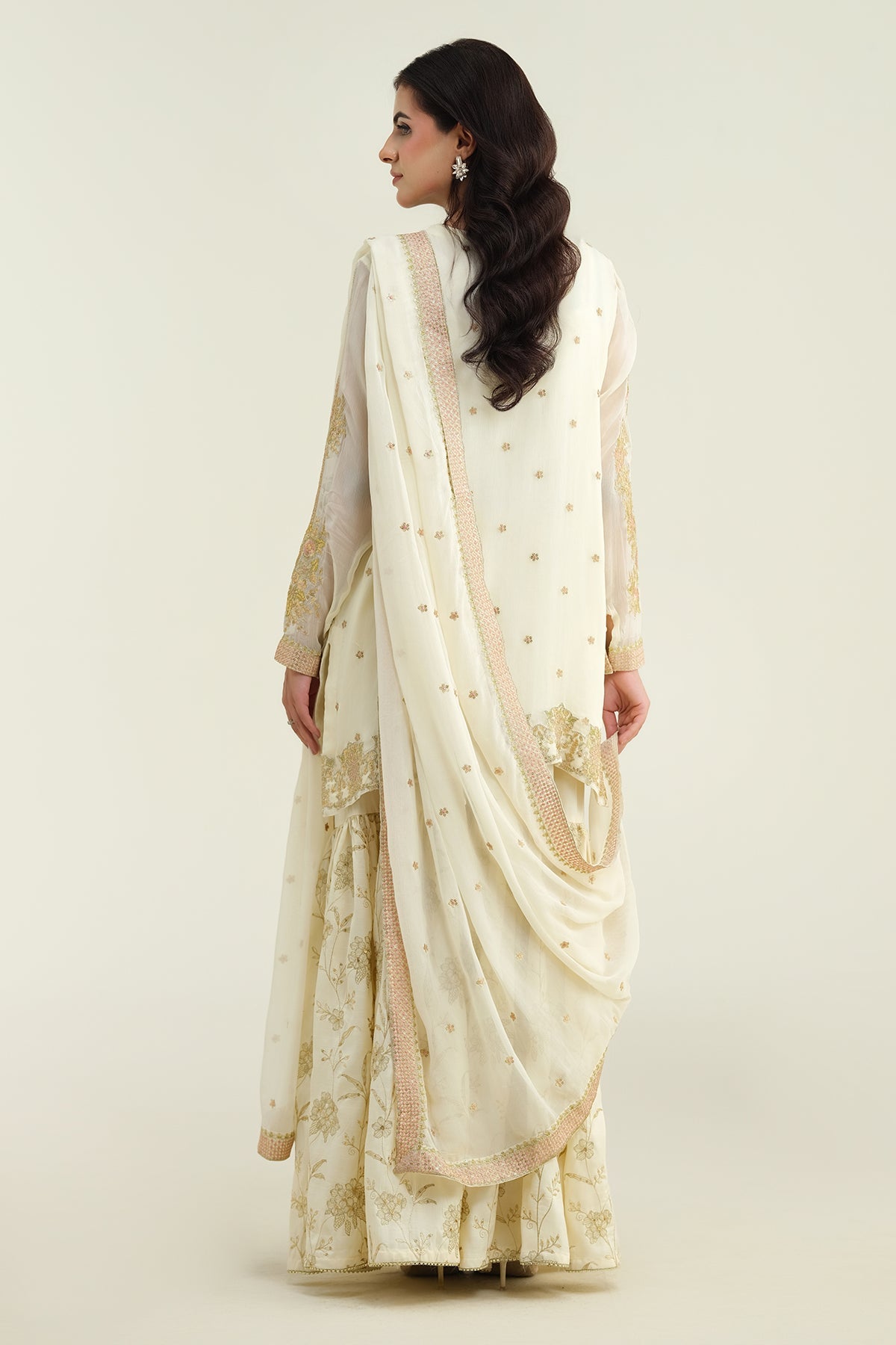 3 Piece-Embroidered Suit-KPW24-P3077-77