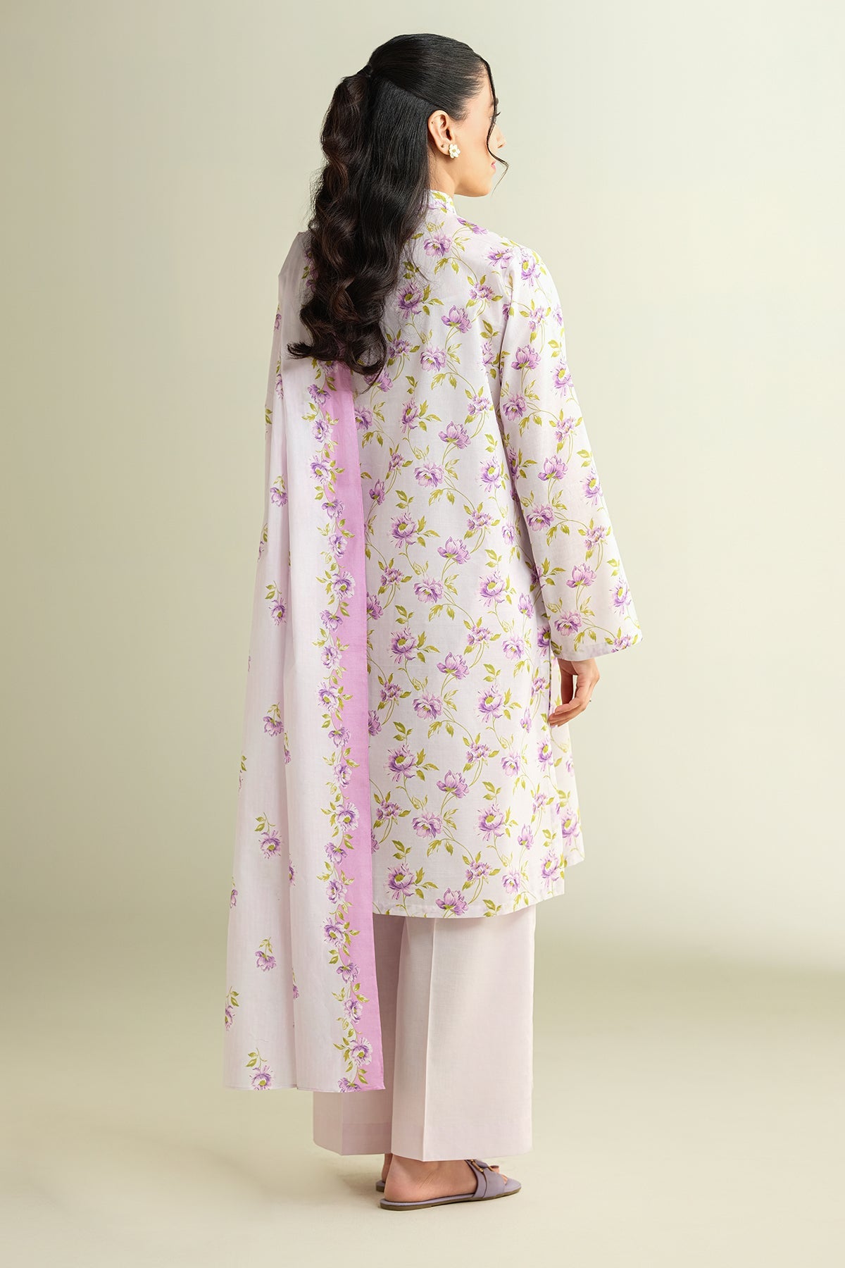 3 Piece - Printed Suit - X6104