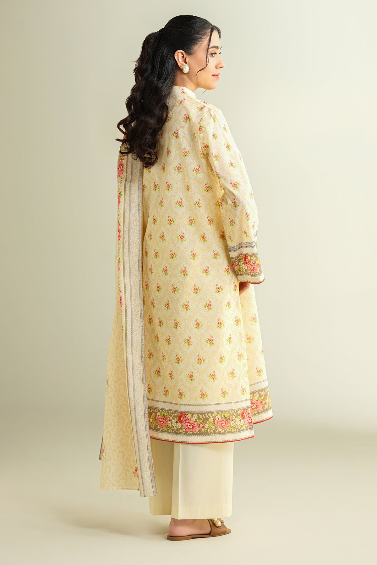3 Piece - Printed Suit - X6136