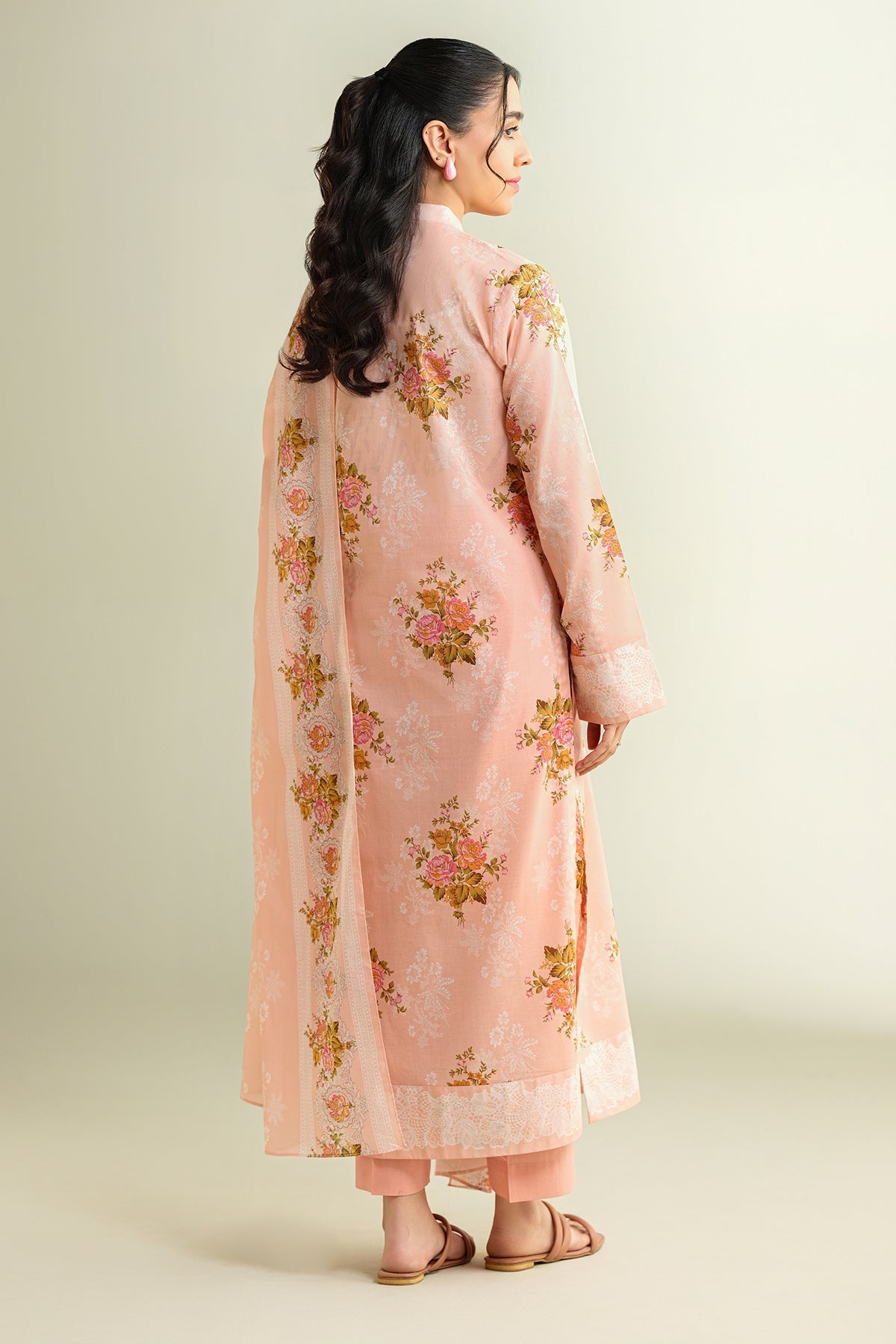 3 Piece - Printed Suit - X6138
