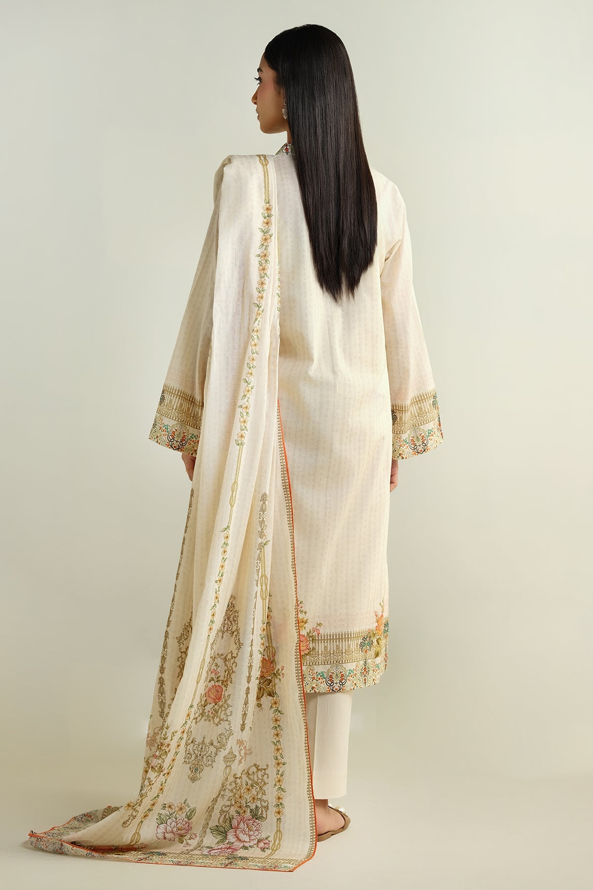 3 Piece - Printed Suit - X6146
