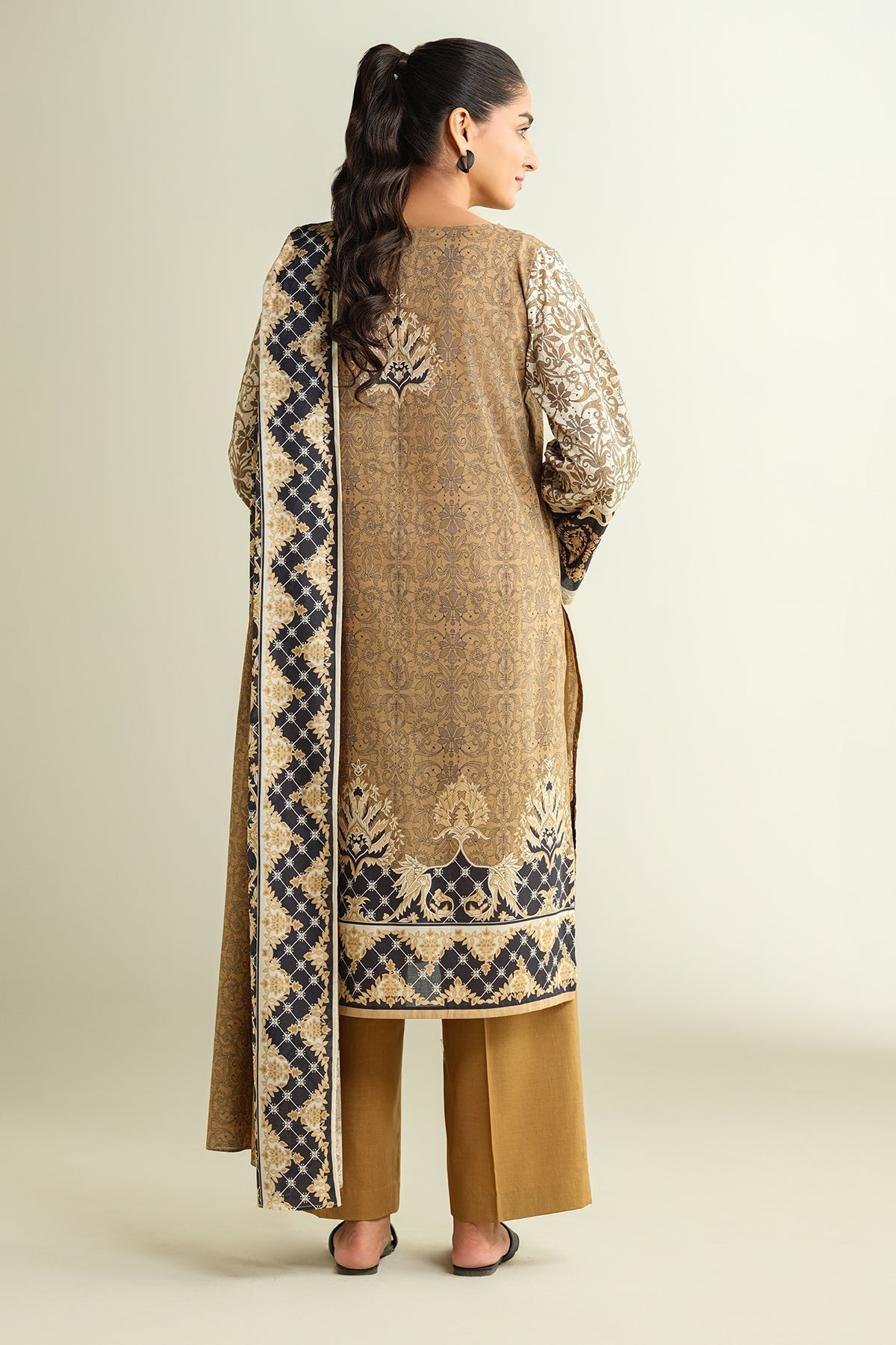 3 Piece - Printed Suit - X6148