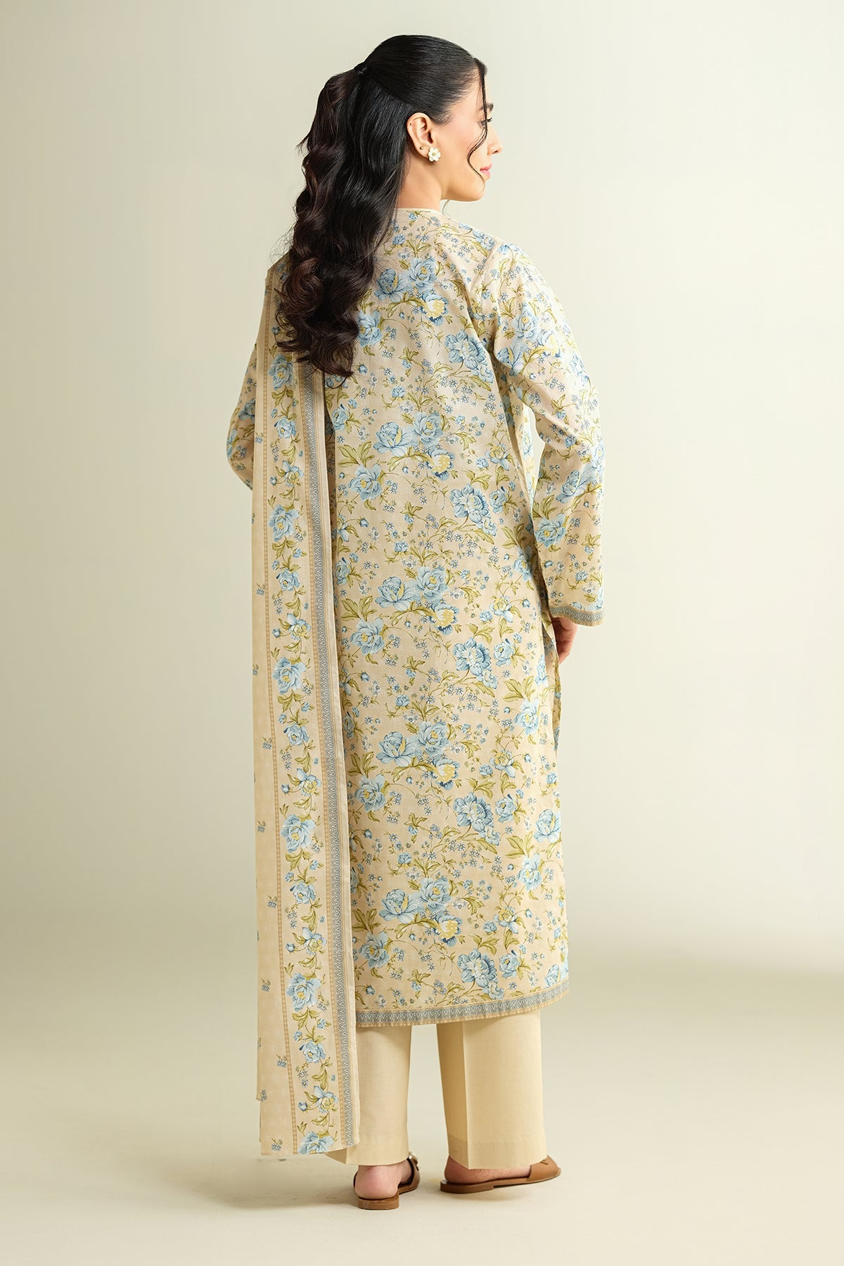 3 Piece - Printed Suit - X6149