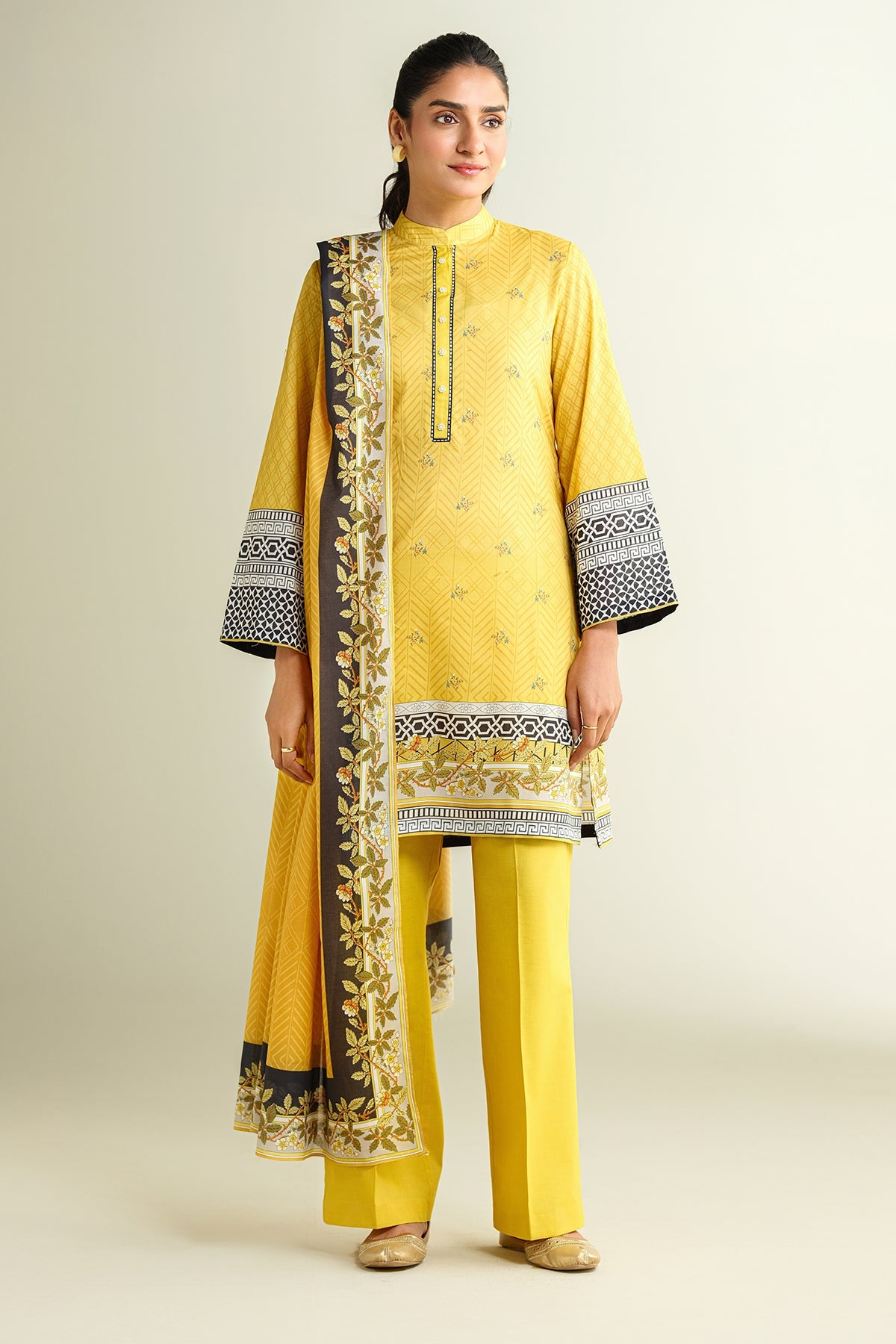 3 Piece - Printed Suit - X6150