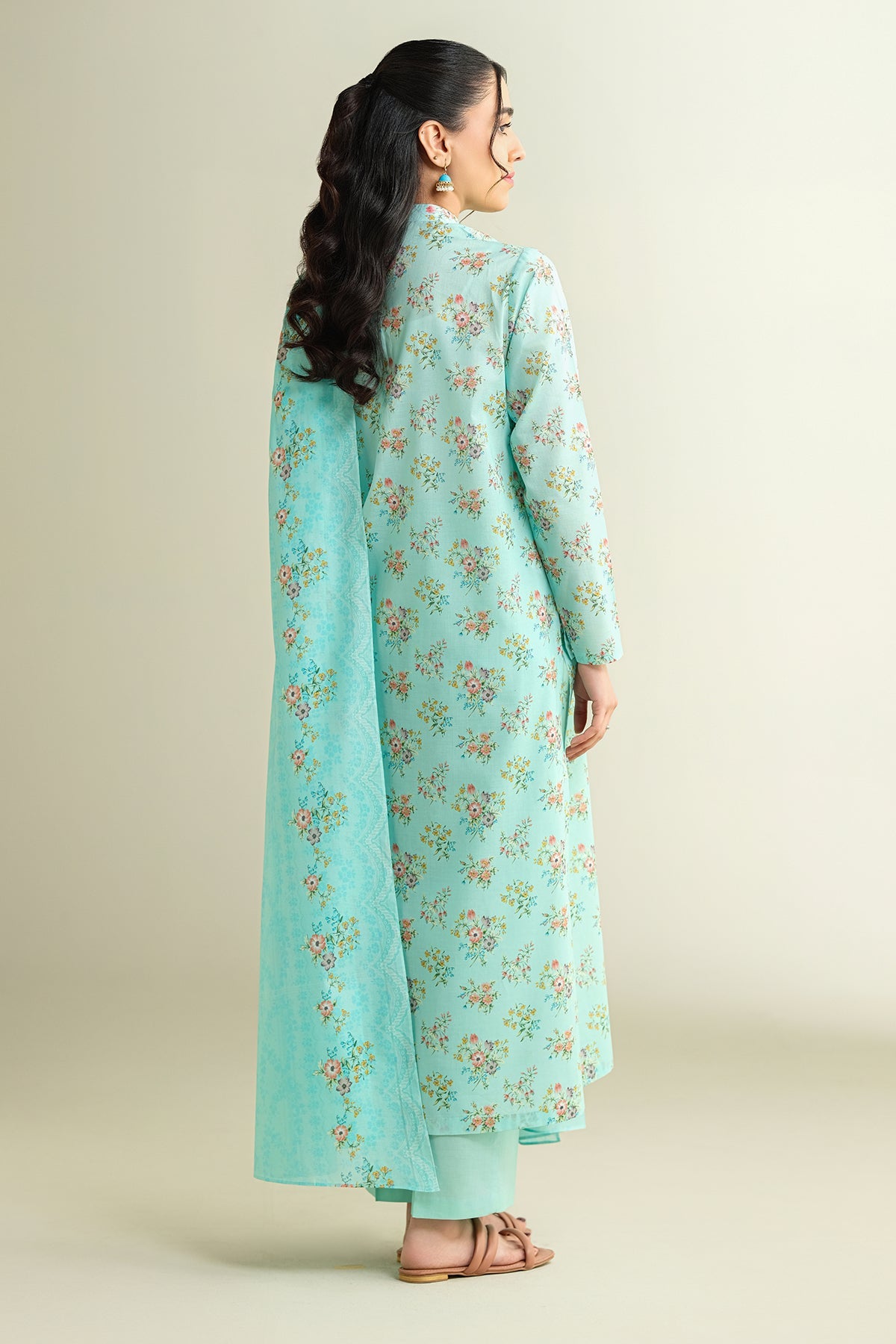 3 Piece - Printed Suit - X6151
