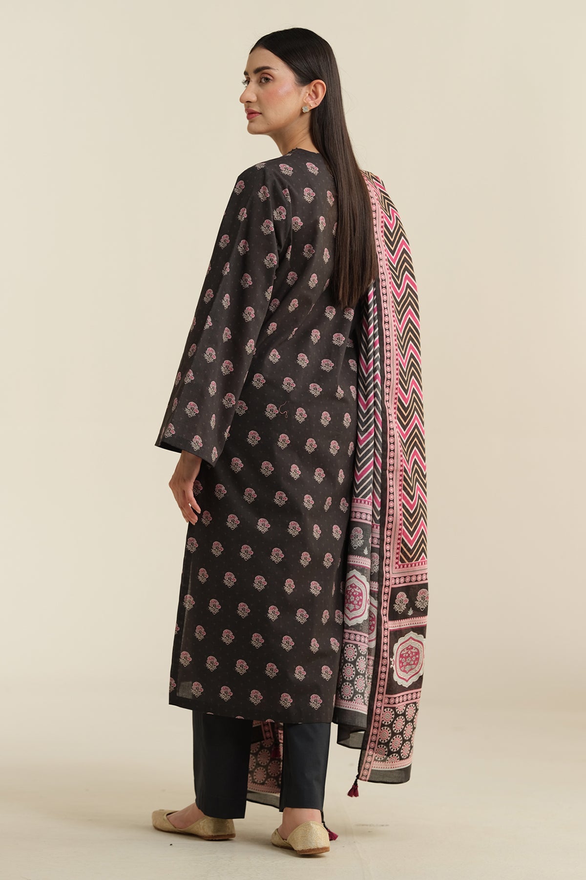 3 Piece - Printed Suit - X6229