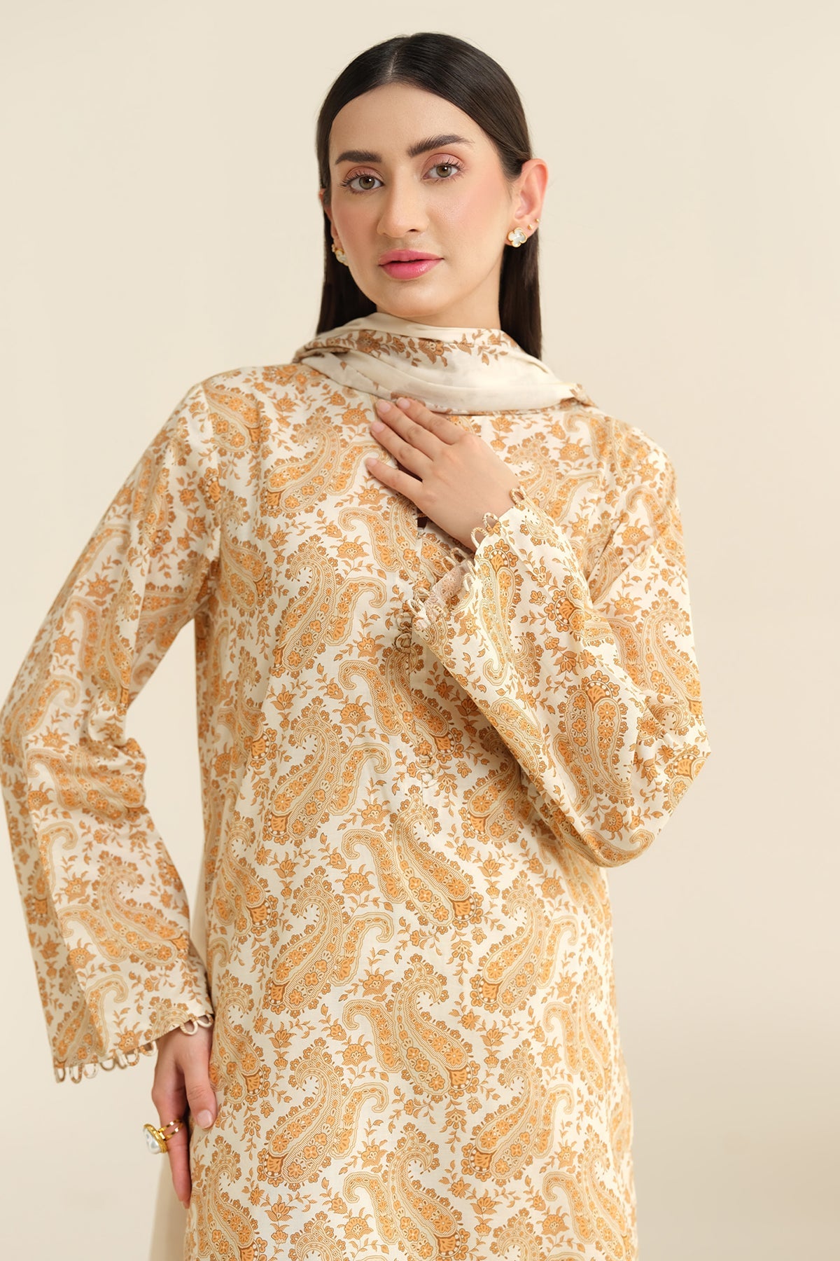 3 Piece - Printed Suit - X6242