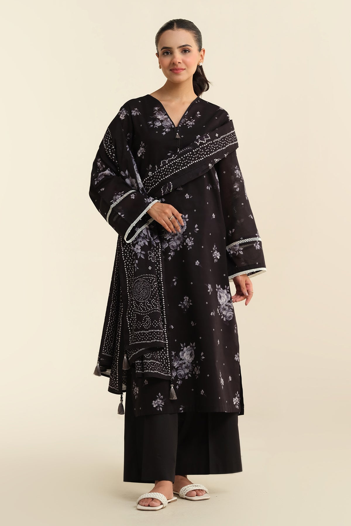 3 Piece - Printed Suit - X6250