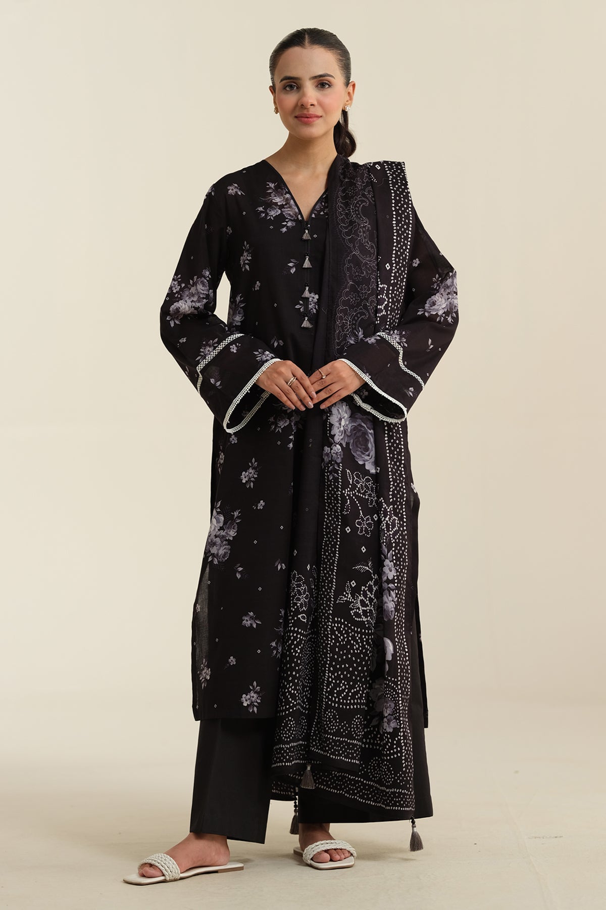 3 Piece - Printed Suit - X6250