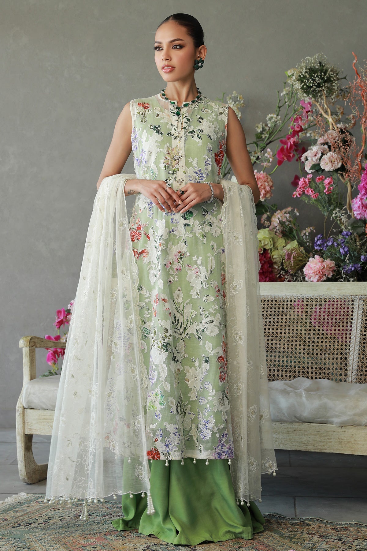 4 Piece Khaadi Net Suit