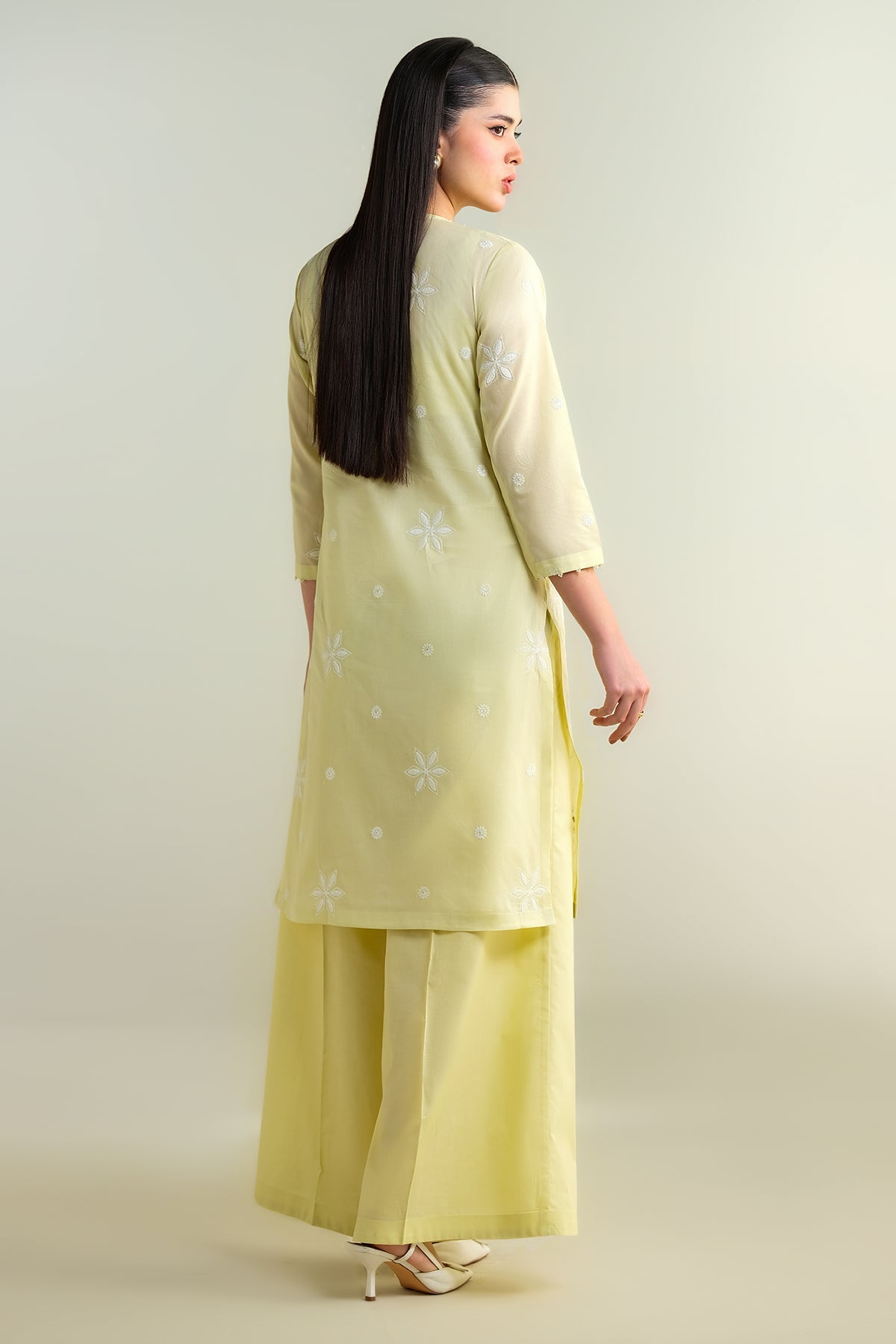 2 Piece - Embroidered Suit - E1666