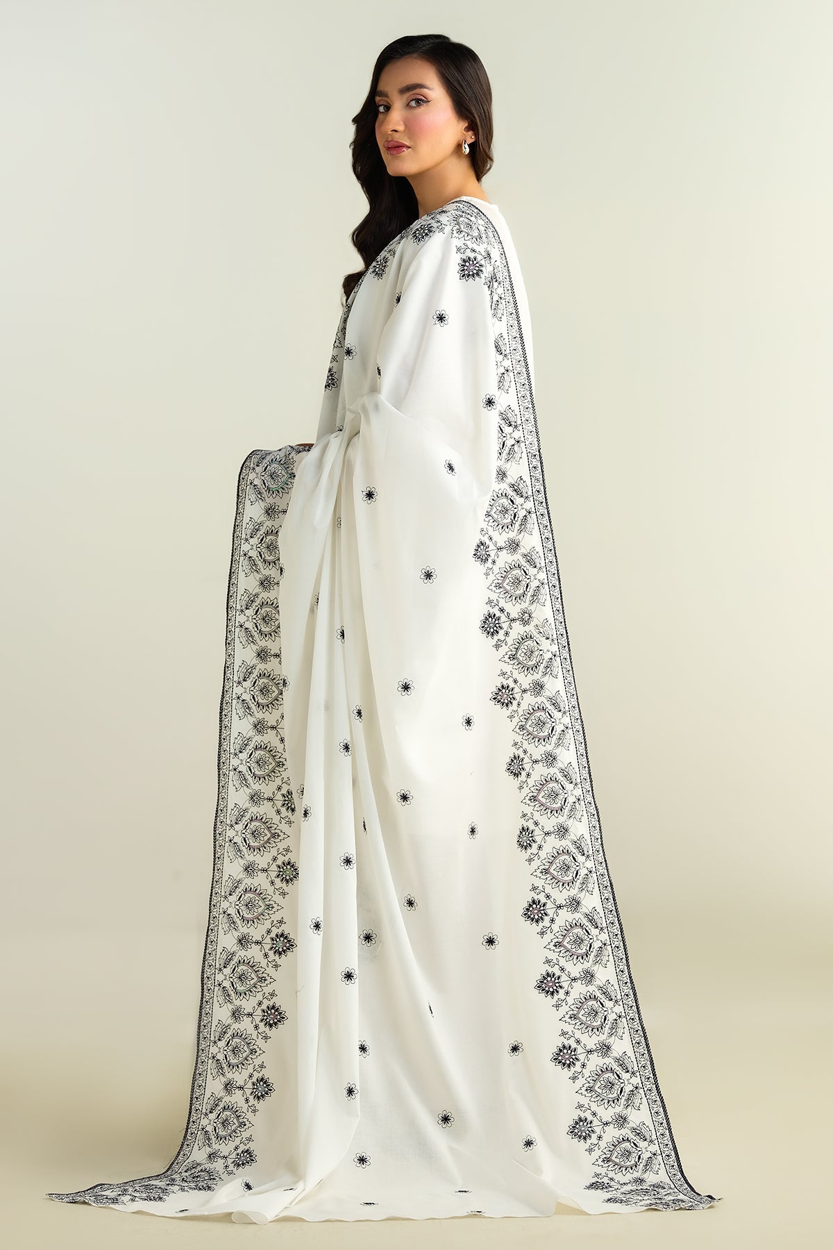 Embroidered Dupatta - E1670