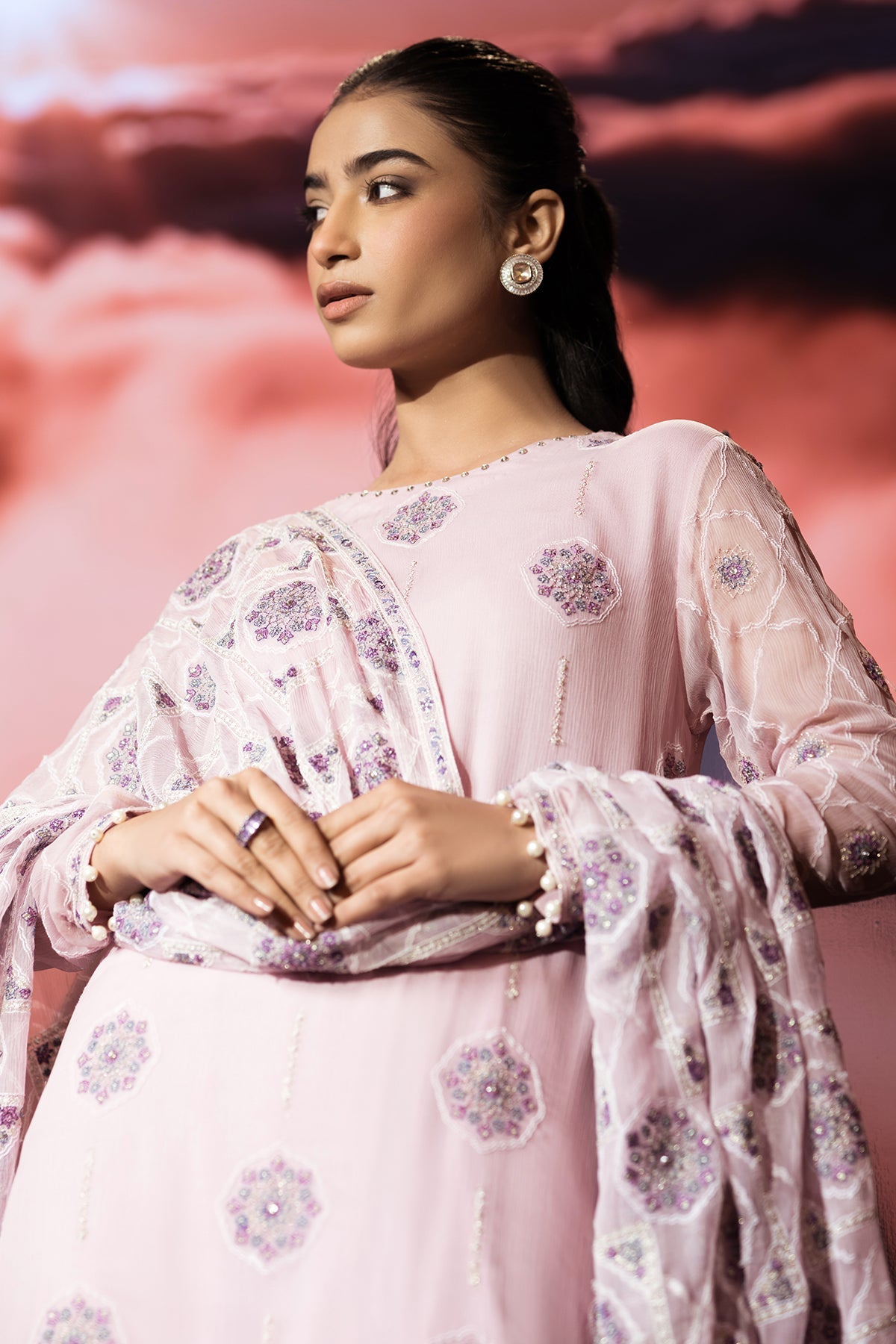 3 Piece - Embellished Suit - E1685