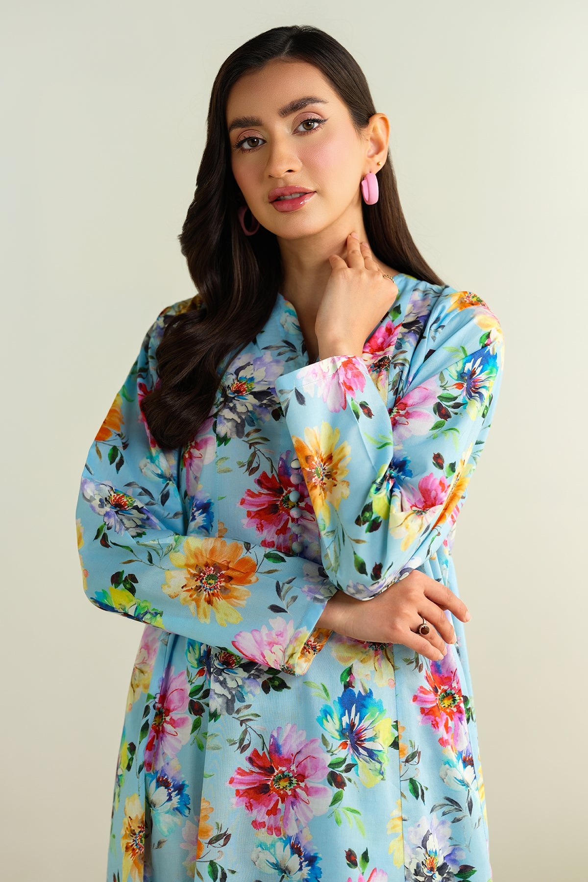 2 Piece- Printed Suit-KPS25-P3211