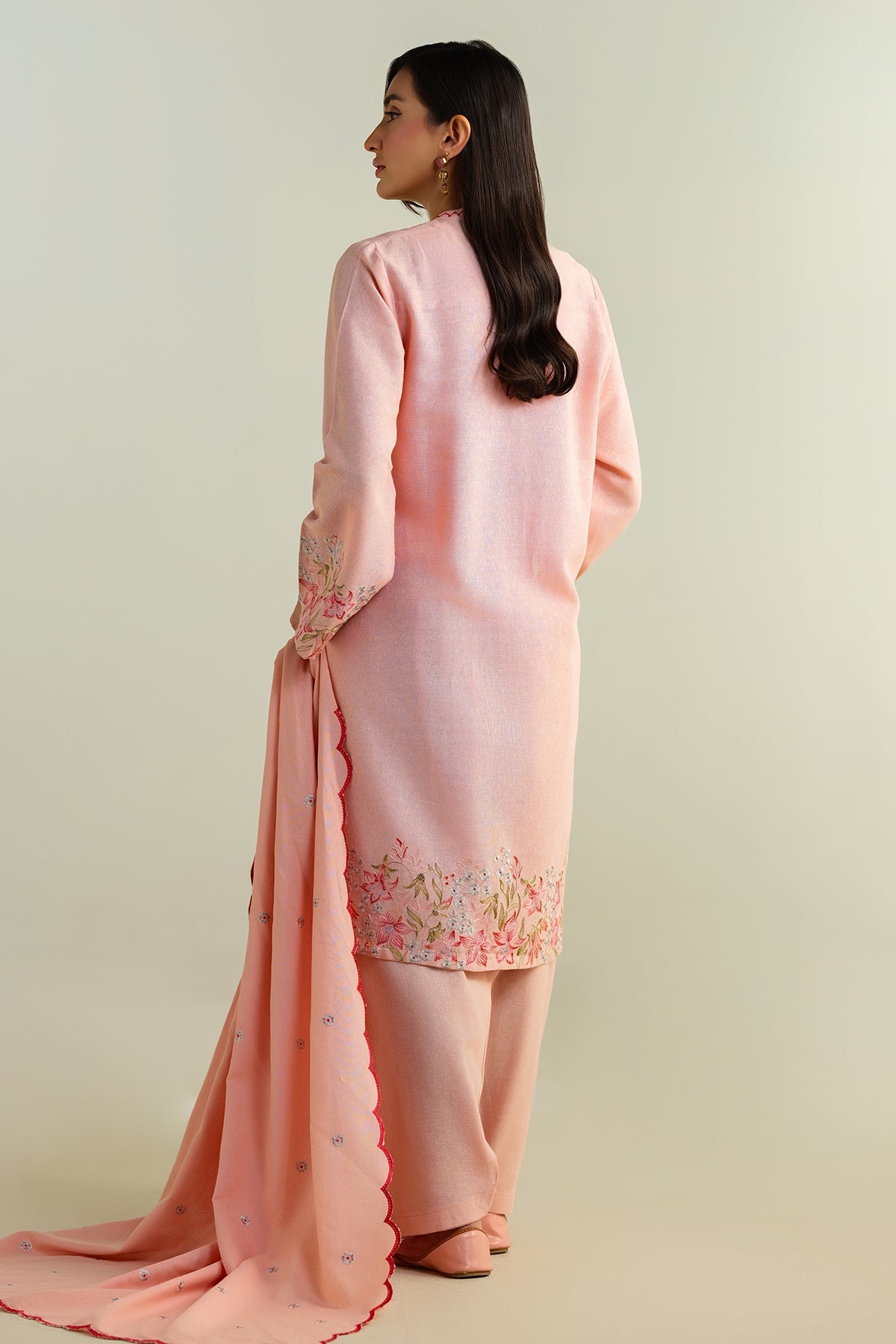 3 Piece - Embroidered Suit - KPW24-P3061-61