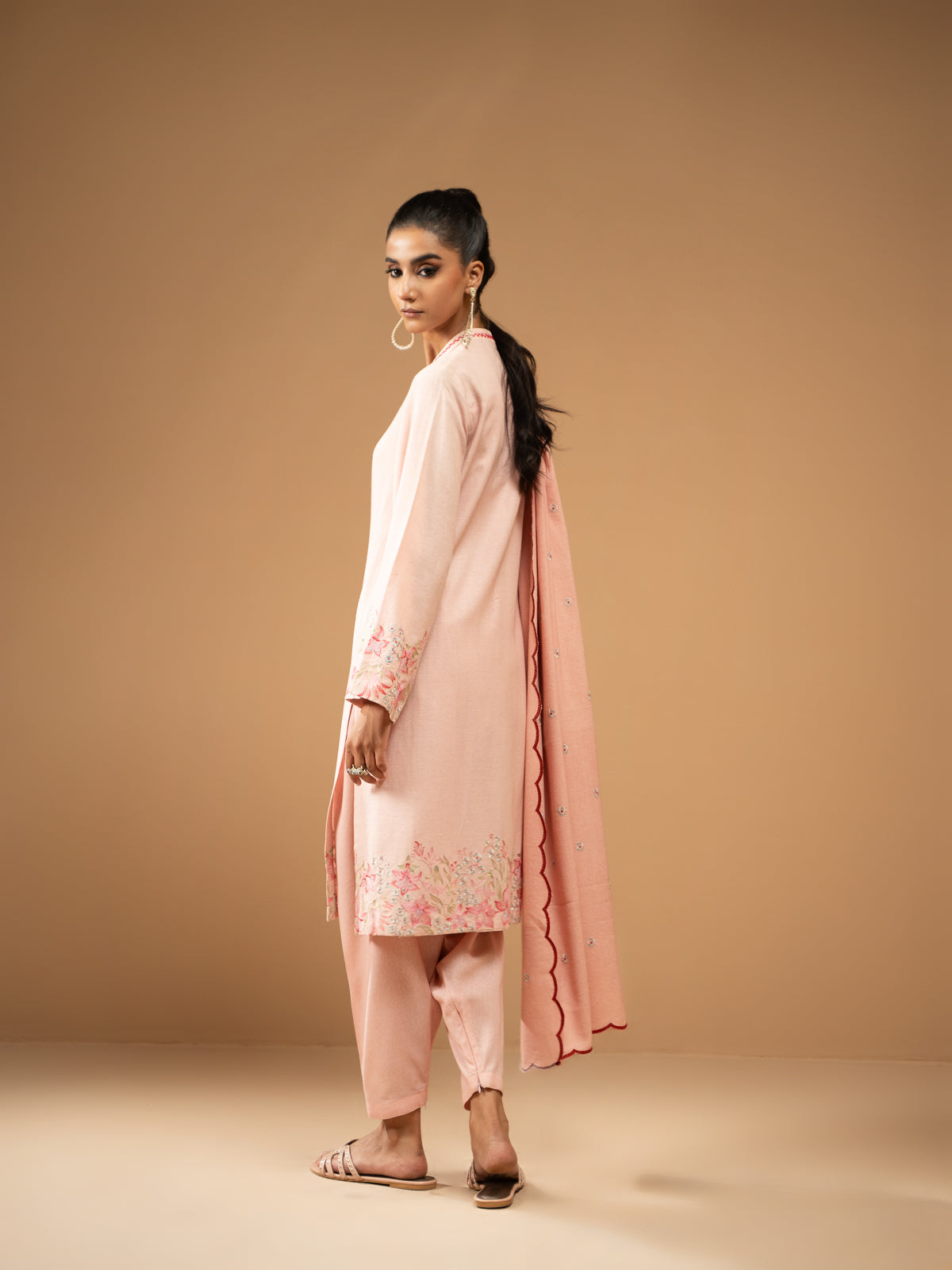 3 Piece - Embroidered Suit - KPW24-P3061-61